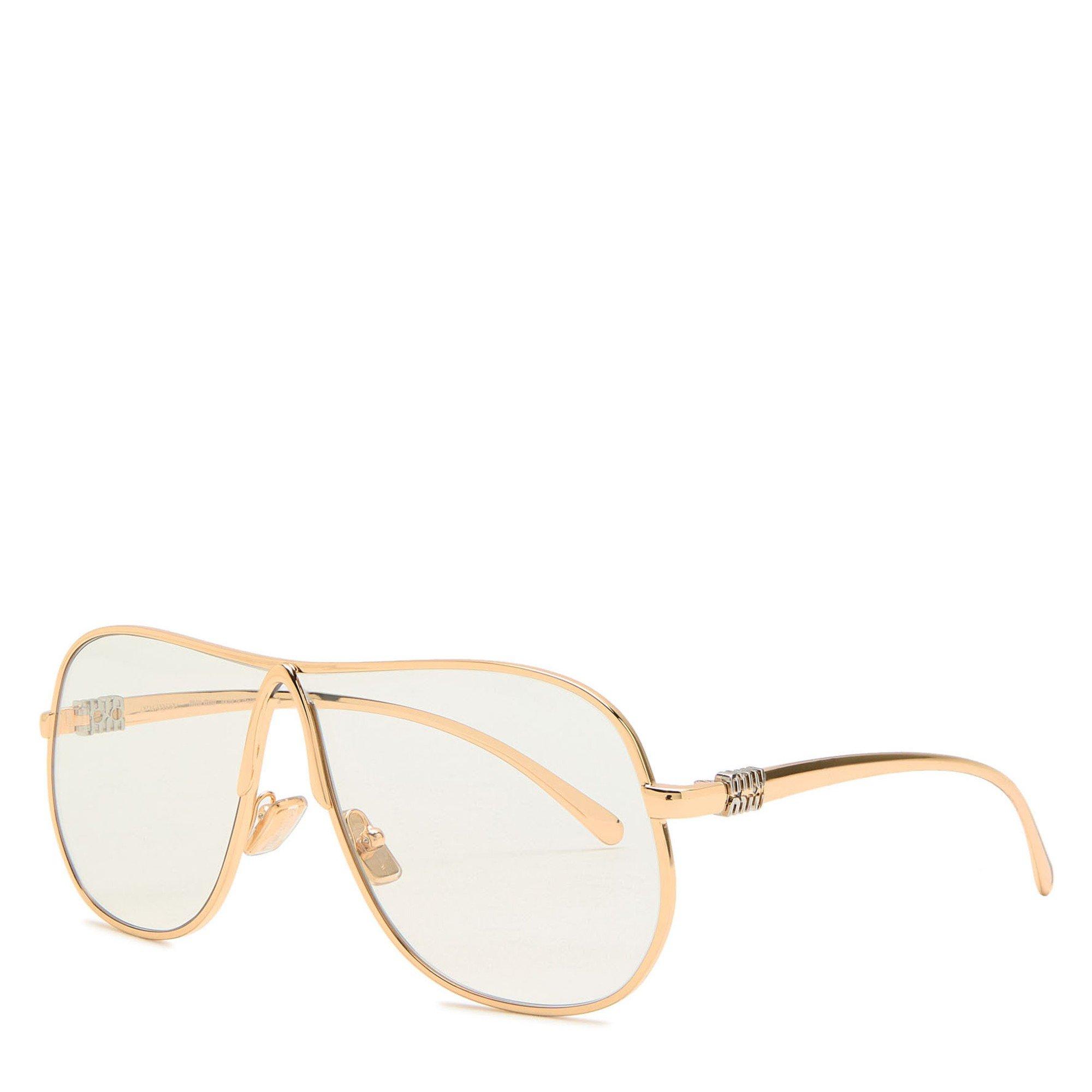 GOLD - Miu Miu - MIU MIU AVIATOR OPTICAL - 1