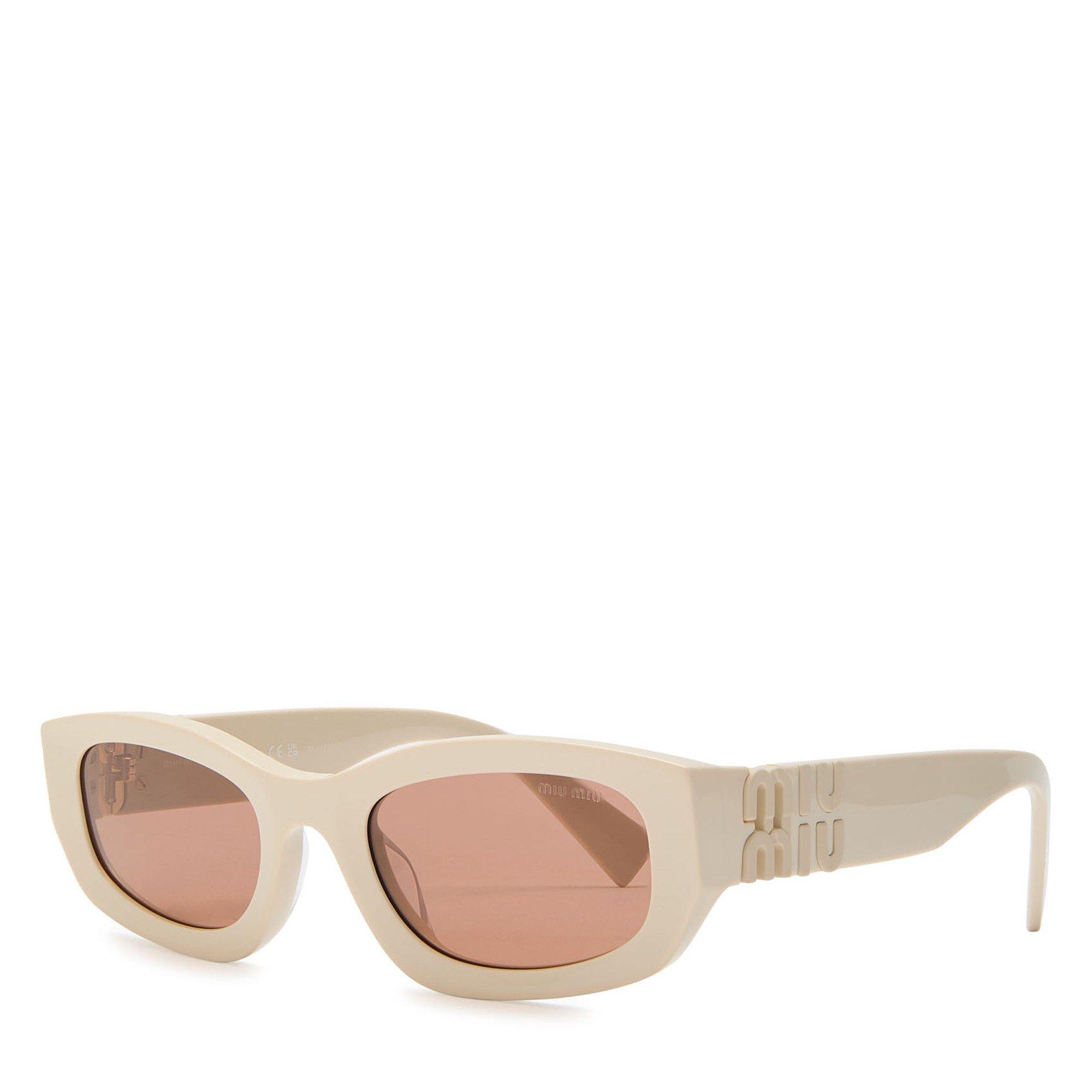 CREAM - Miu Miu - MIU MIU NARROW ACETATE SG