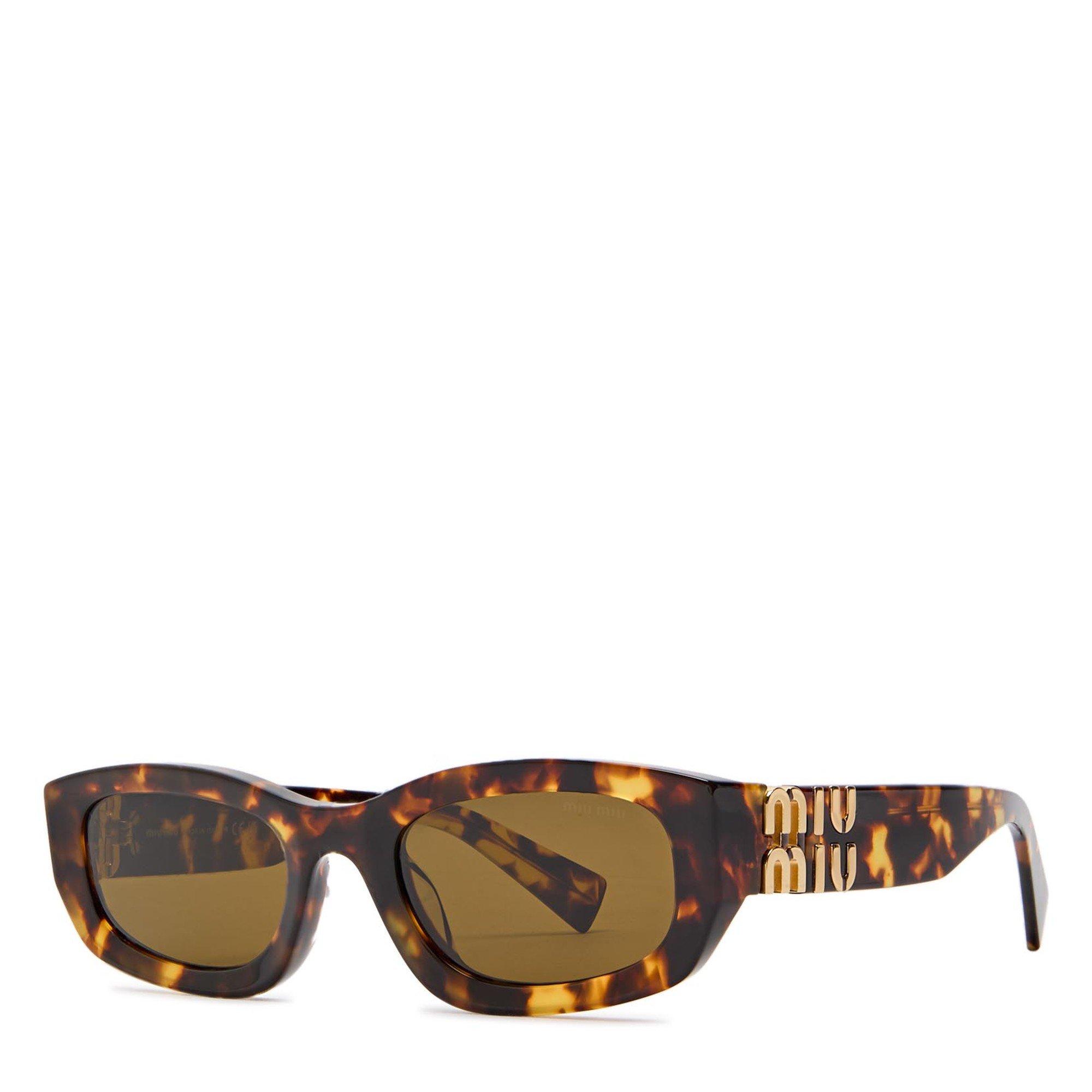 BROWN HAVANA - Miu Miu - MIU MIU NARROW ACETATE SG - 1