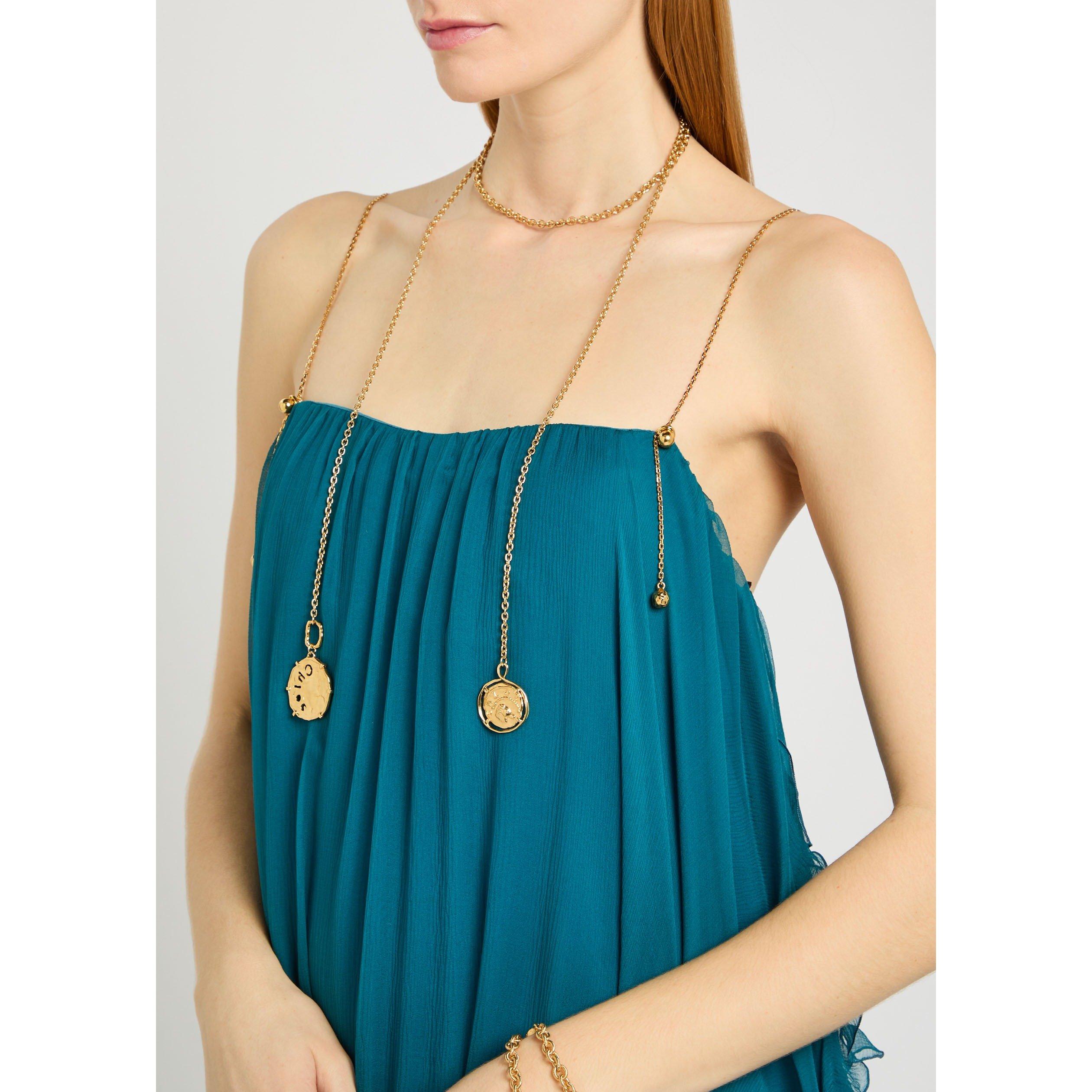 GOLD - Chloe - Dual coin necklace - 3