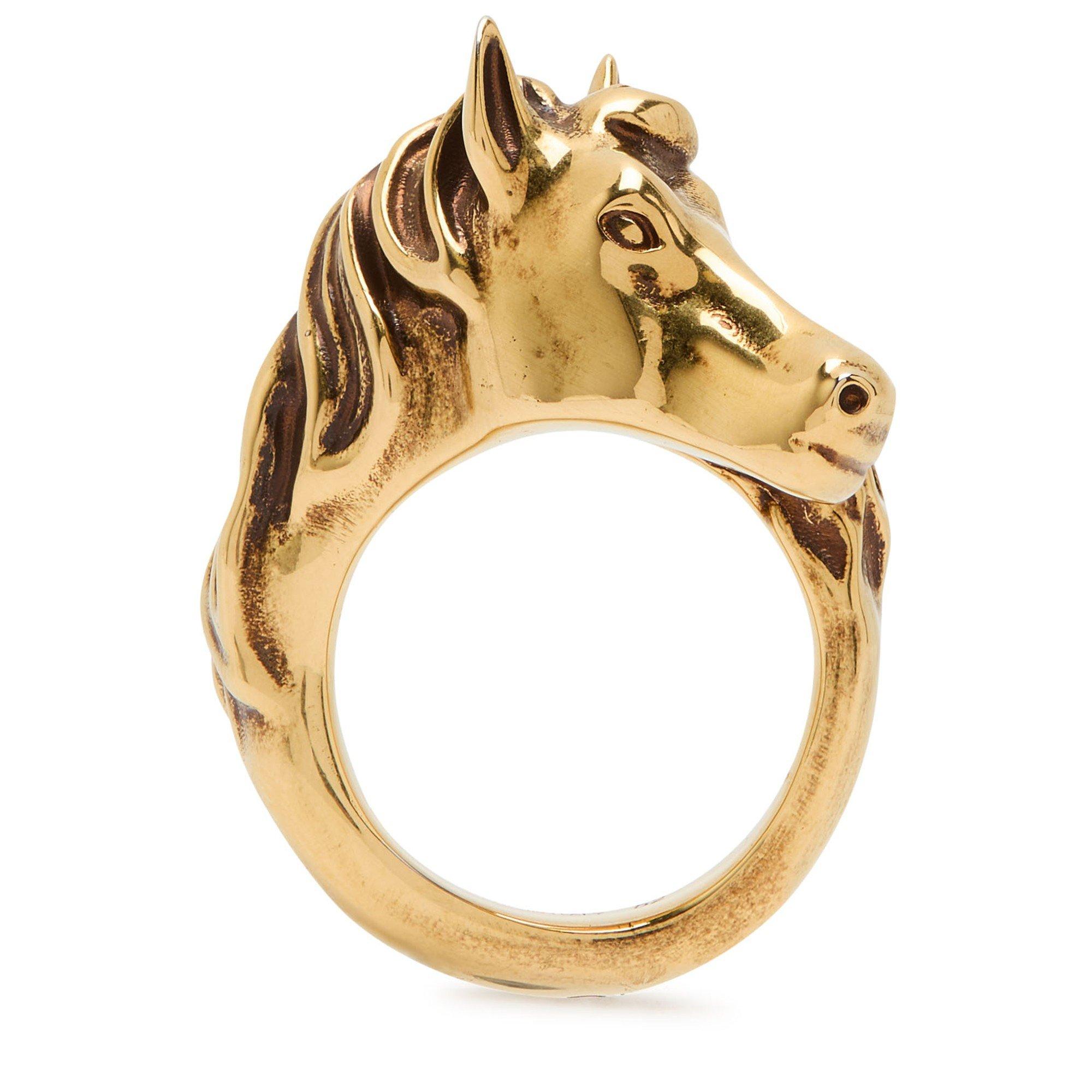 GOLD - Chloe - Horse ring - 1