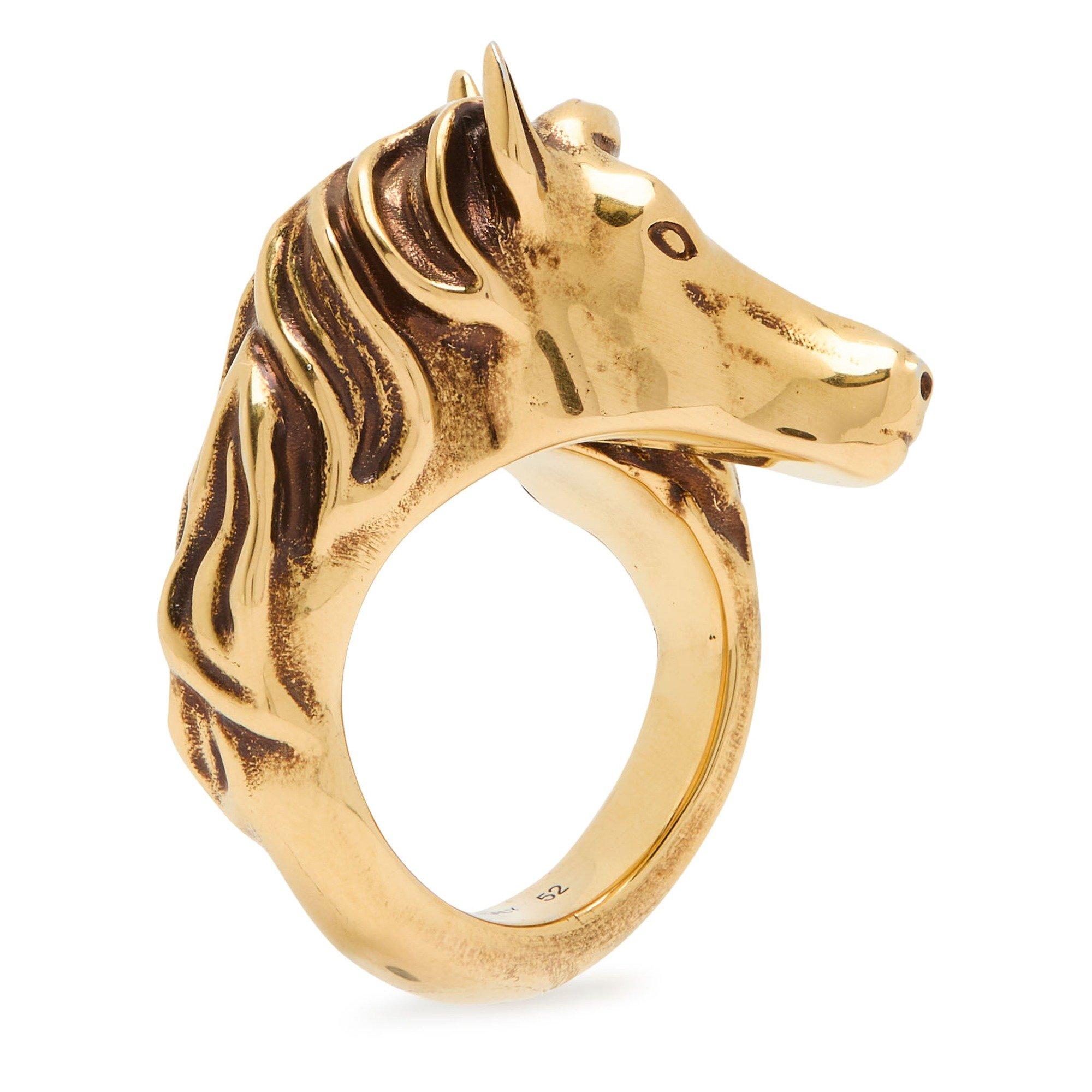GOLD - Chloe - Horse ring - 2