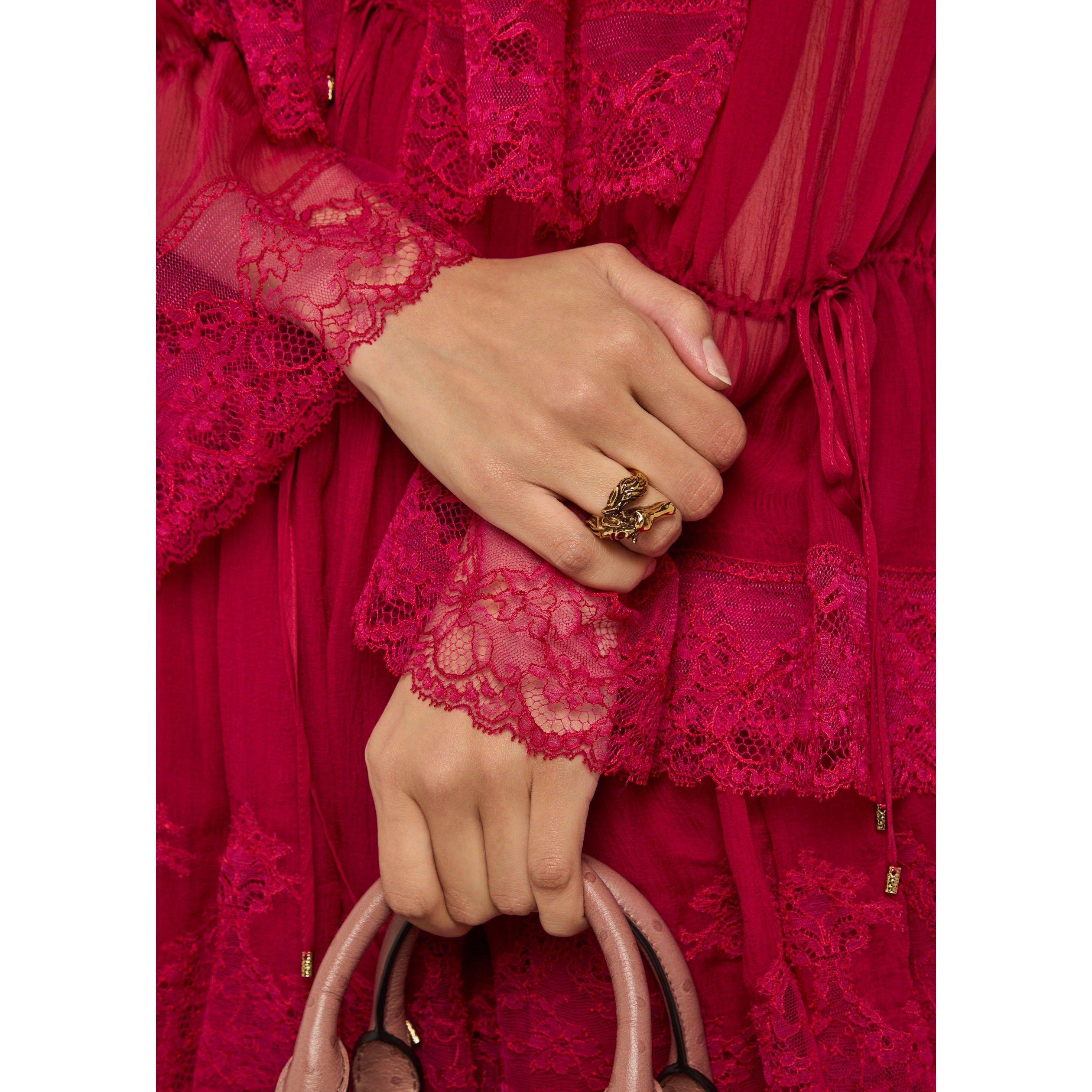 GOLD - Chloe - Horse ring - 3