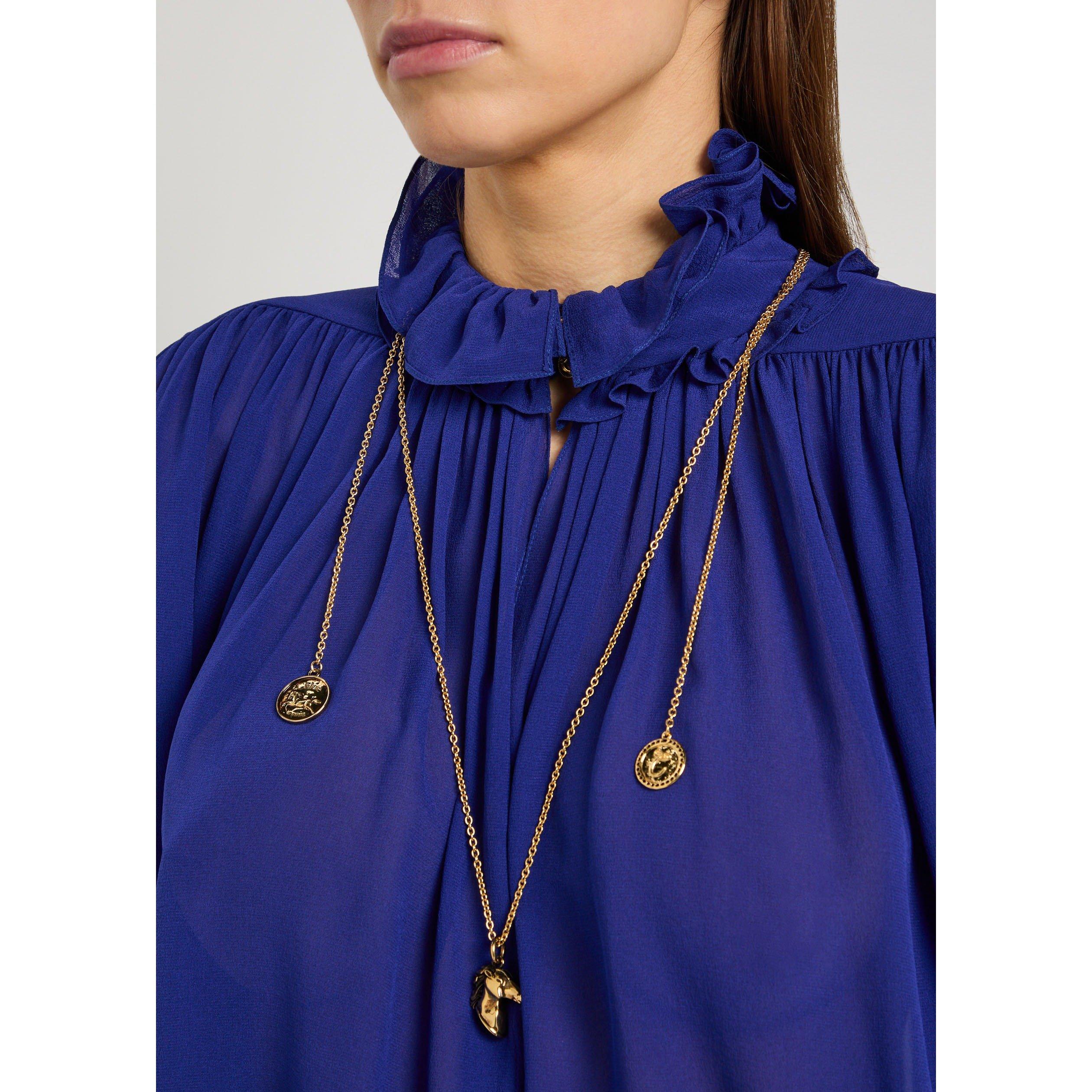 GOLD - Chloe - Horse pendant chain neckla - 3