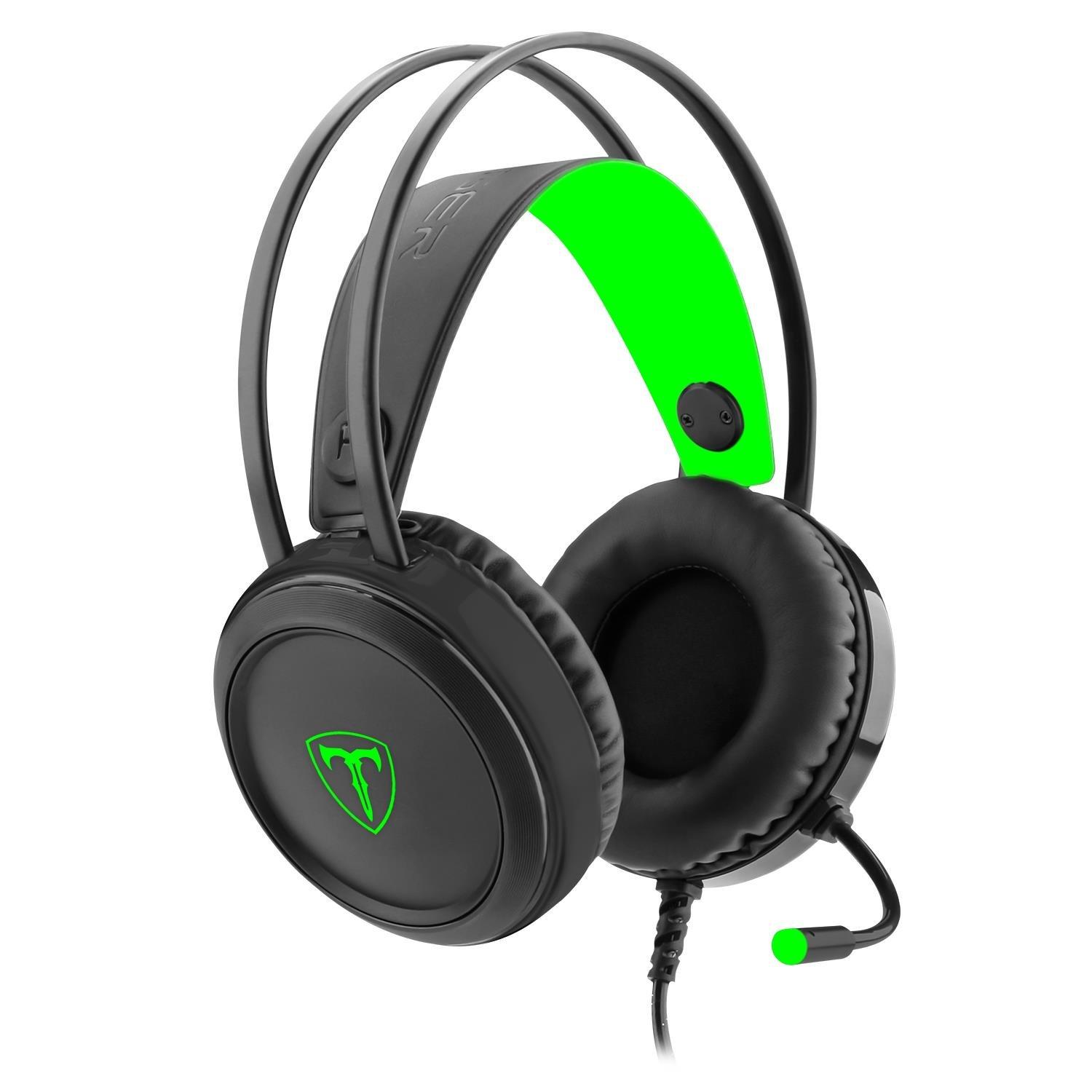 Black/Green - T-DAGGER - Ural TRGH202 Headset - 2
