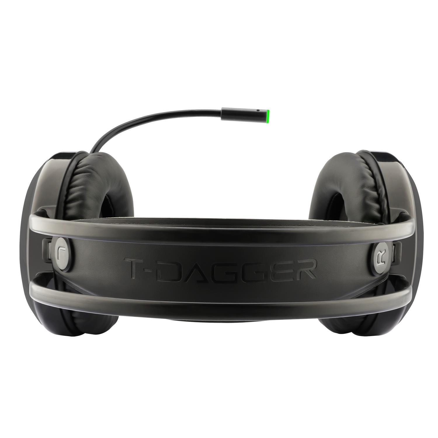 Black/Green - T-DAGGER - Ural TRGH202 Headset - 4