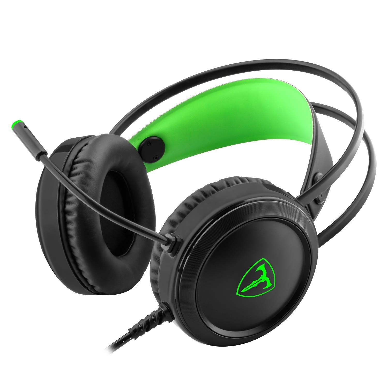 Black/Green - T-DAGGER - Ural TRGH202 Headset - 7