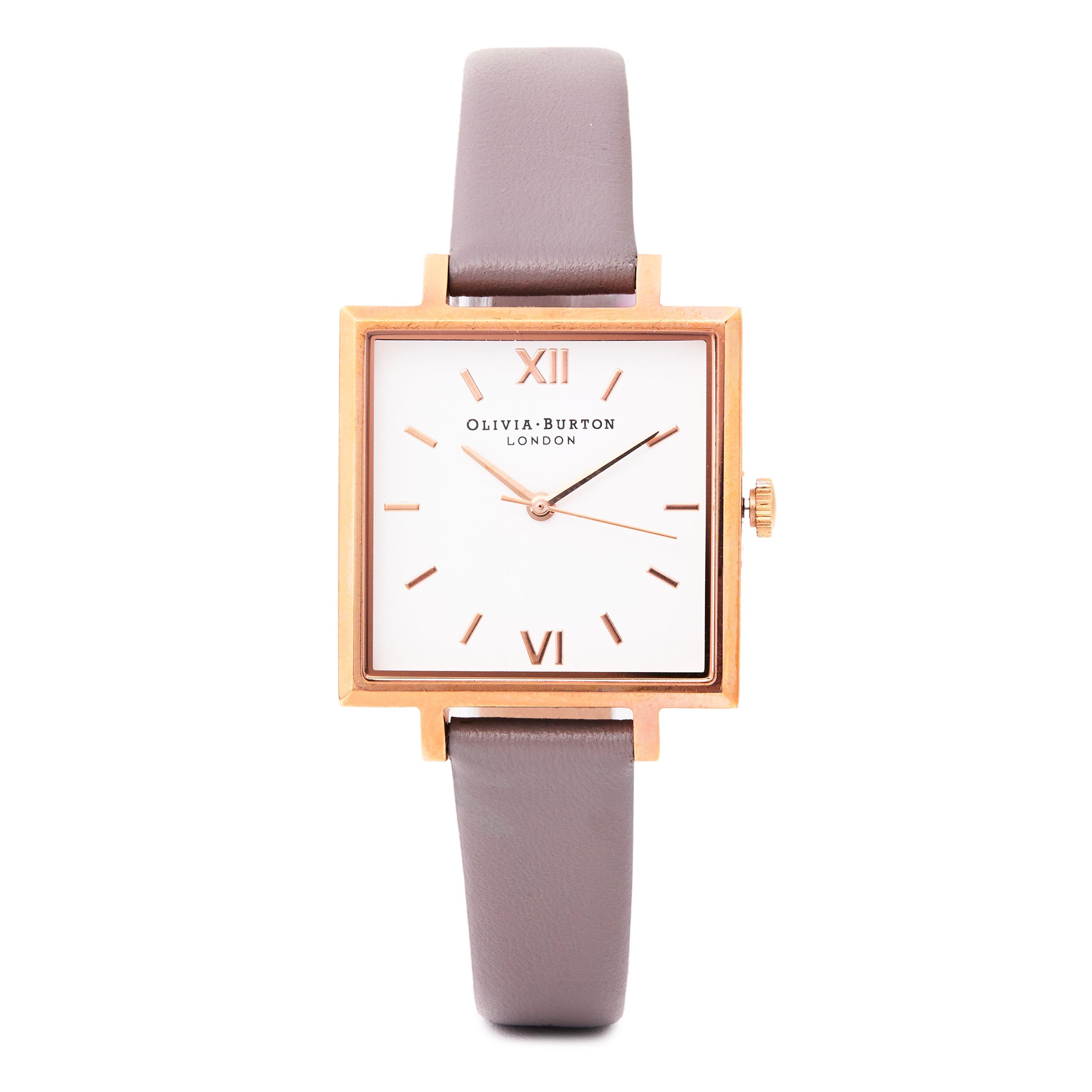 GREY - Olivia Burton - Big Sq london grey rose09