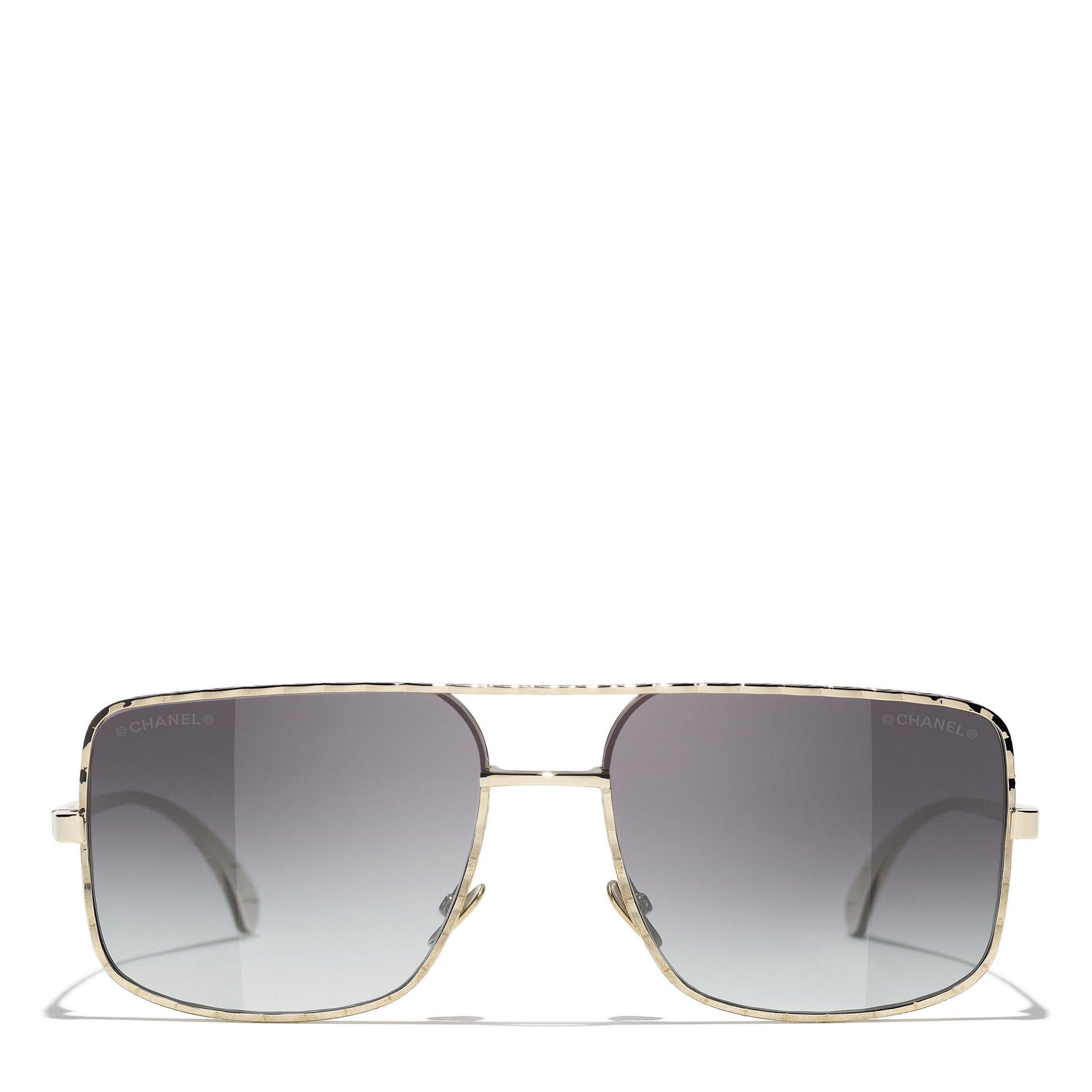BLACK AND OTHER - CHANEL - CHANEL F METAL AVIATOR SG - 2