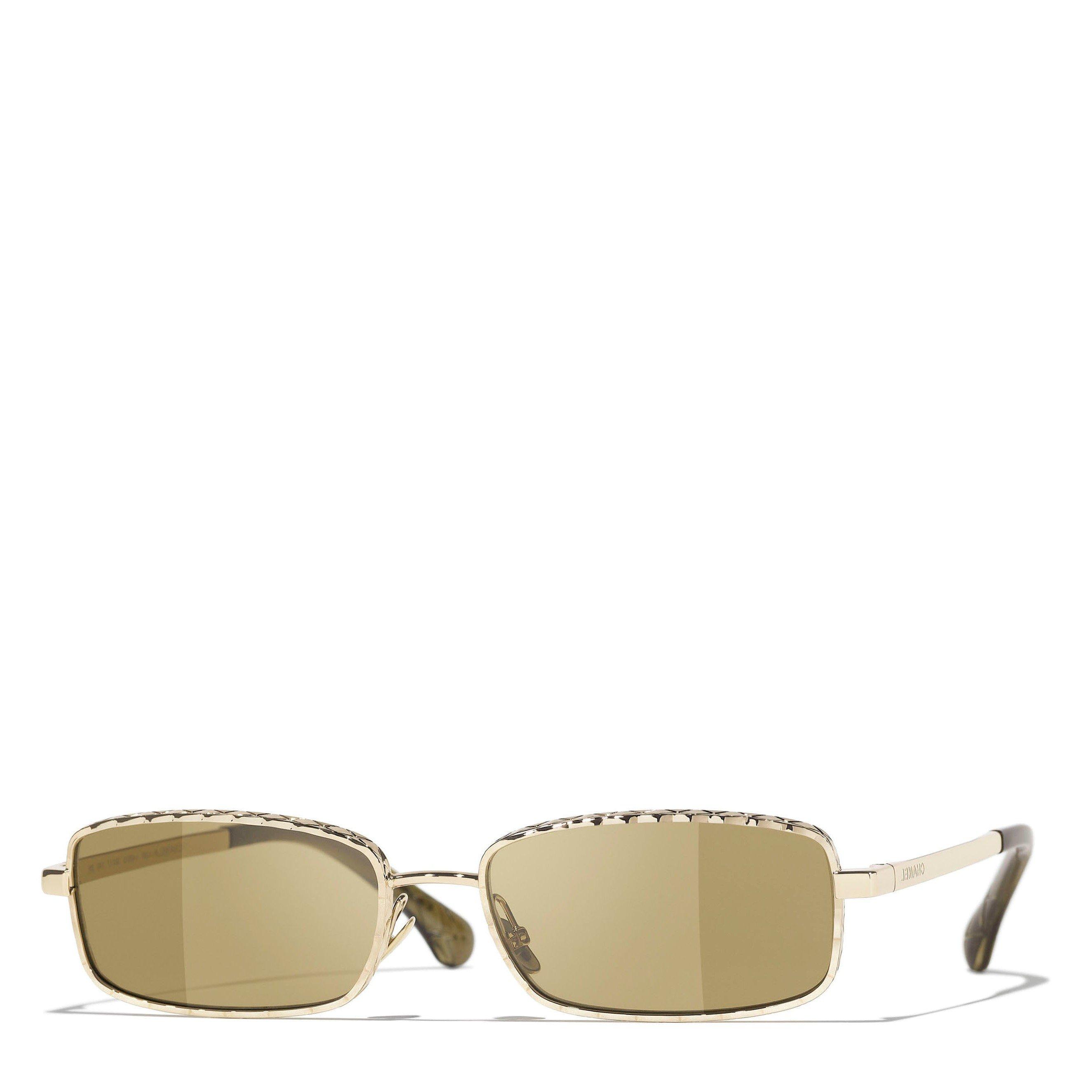 GOLD - CHANEL - CHANEL F RECTANGLE METAL SG - 1