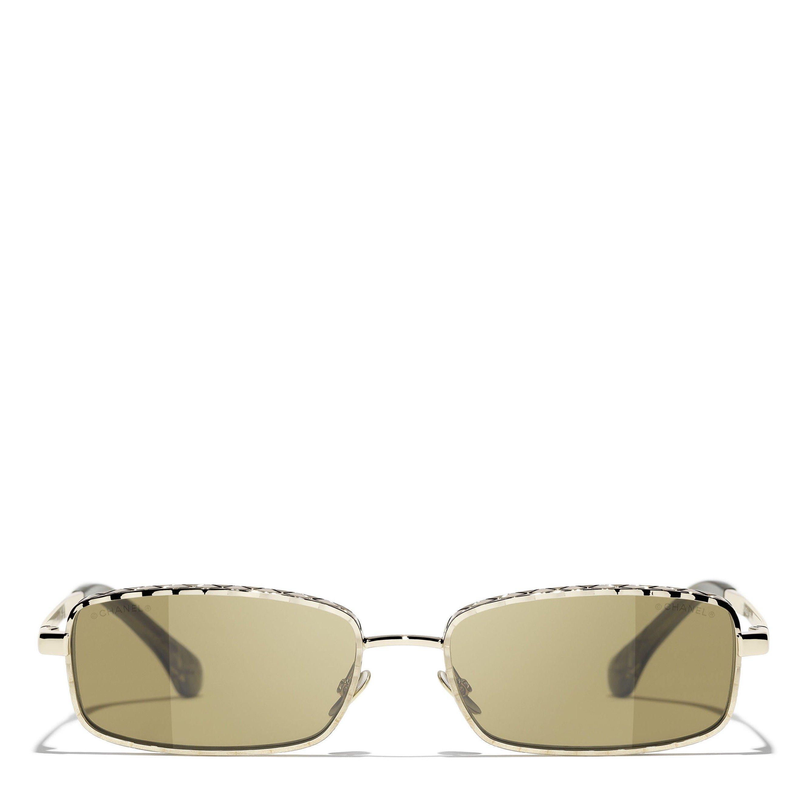 GOLD - CHANEL - CHANEL F RECTANGLE METAL SG - 2