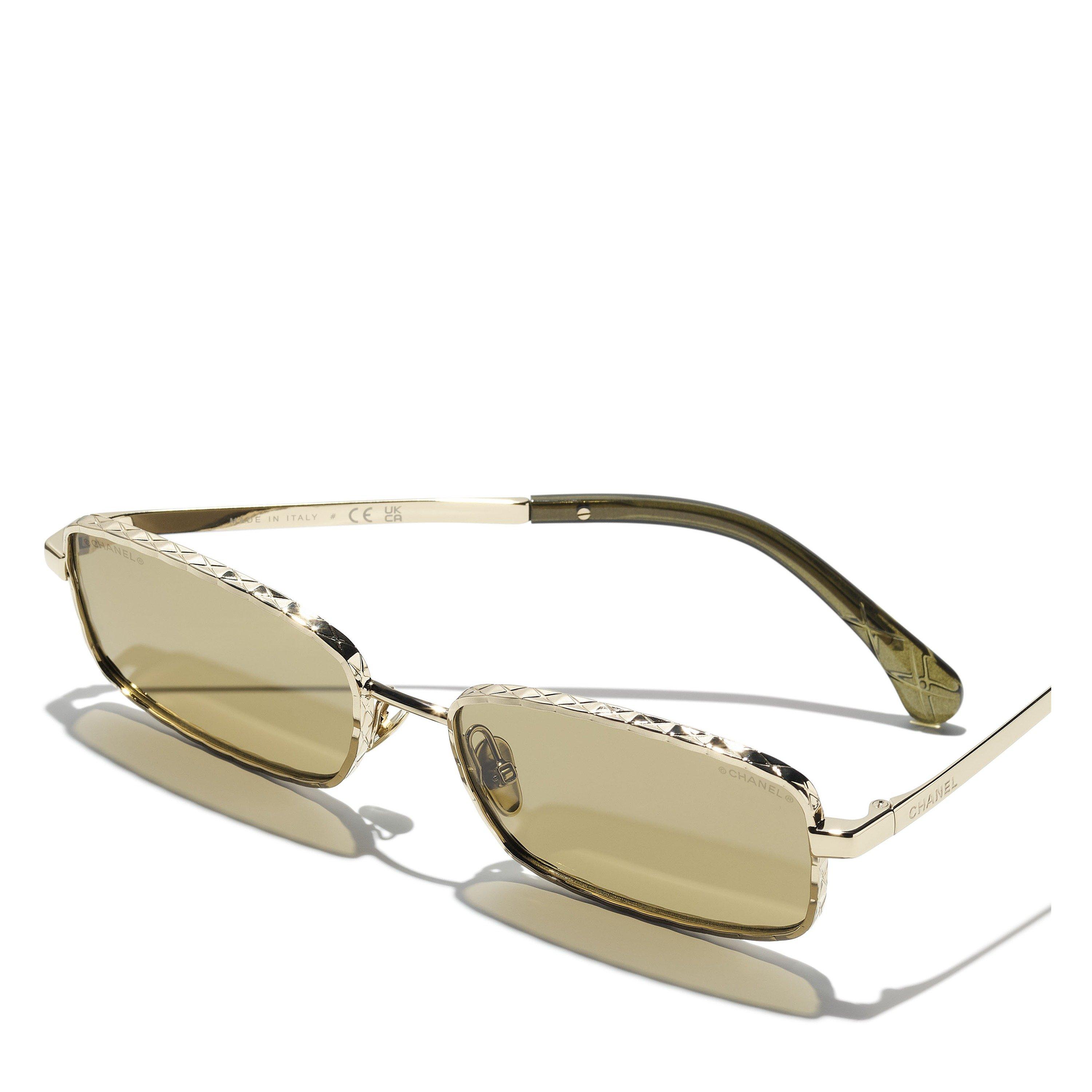 GOLD - CHANEL - CHANEL F RECTANGLE METAL SG - 4