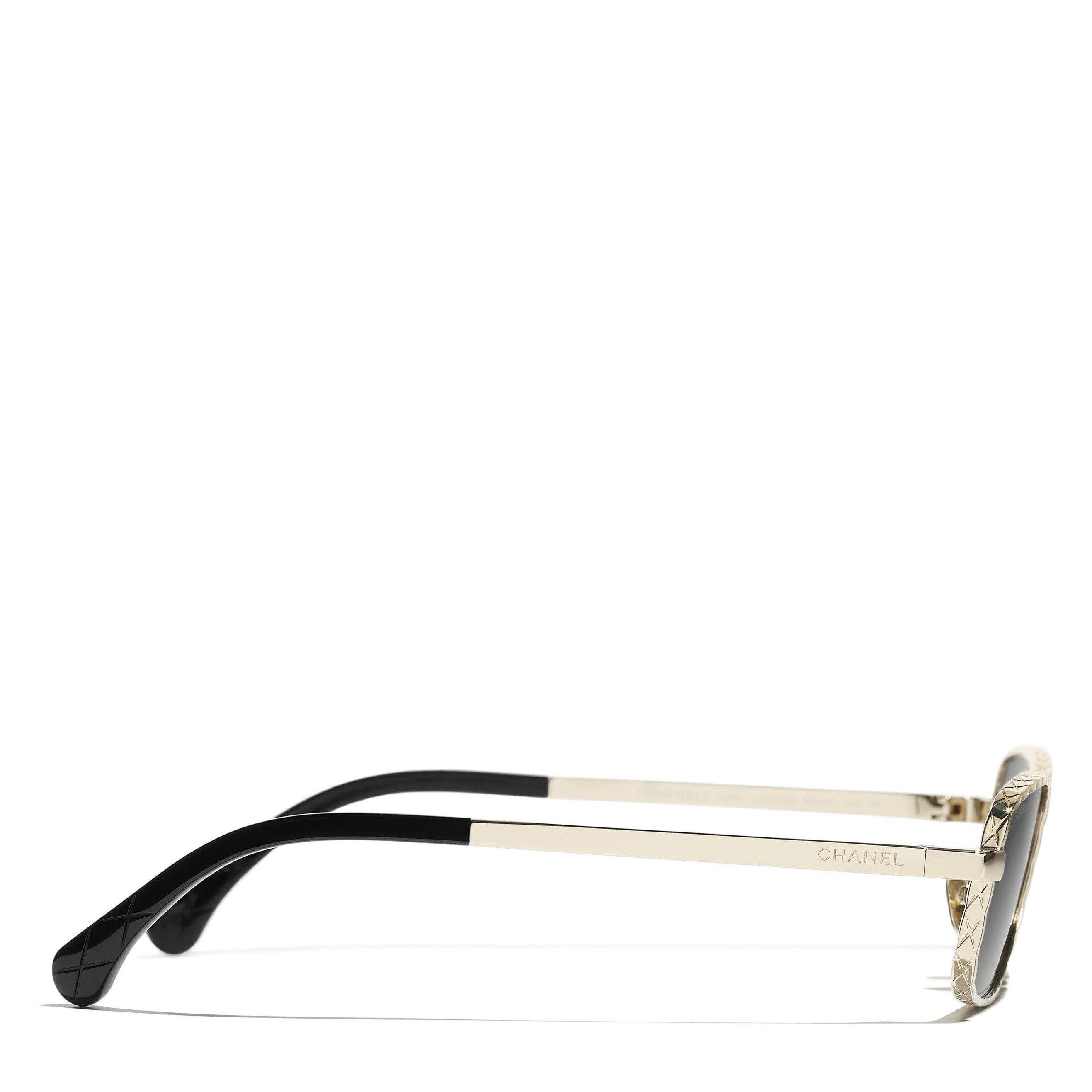 BLACK AND OTHER - CHANEL - CHANEL F RECTANGLE METAL SG - 3
