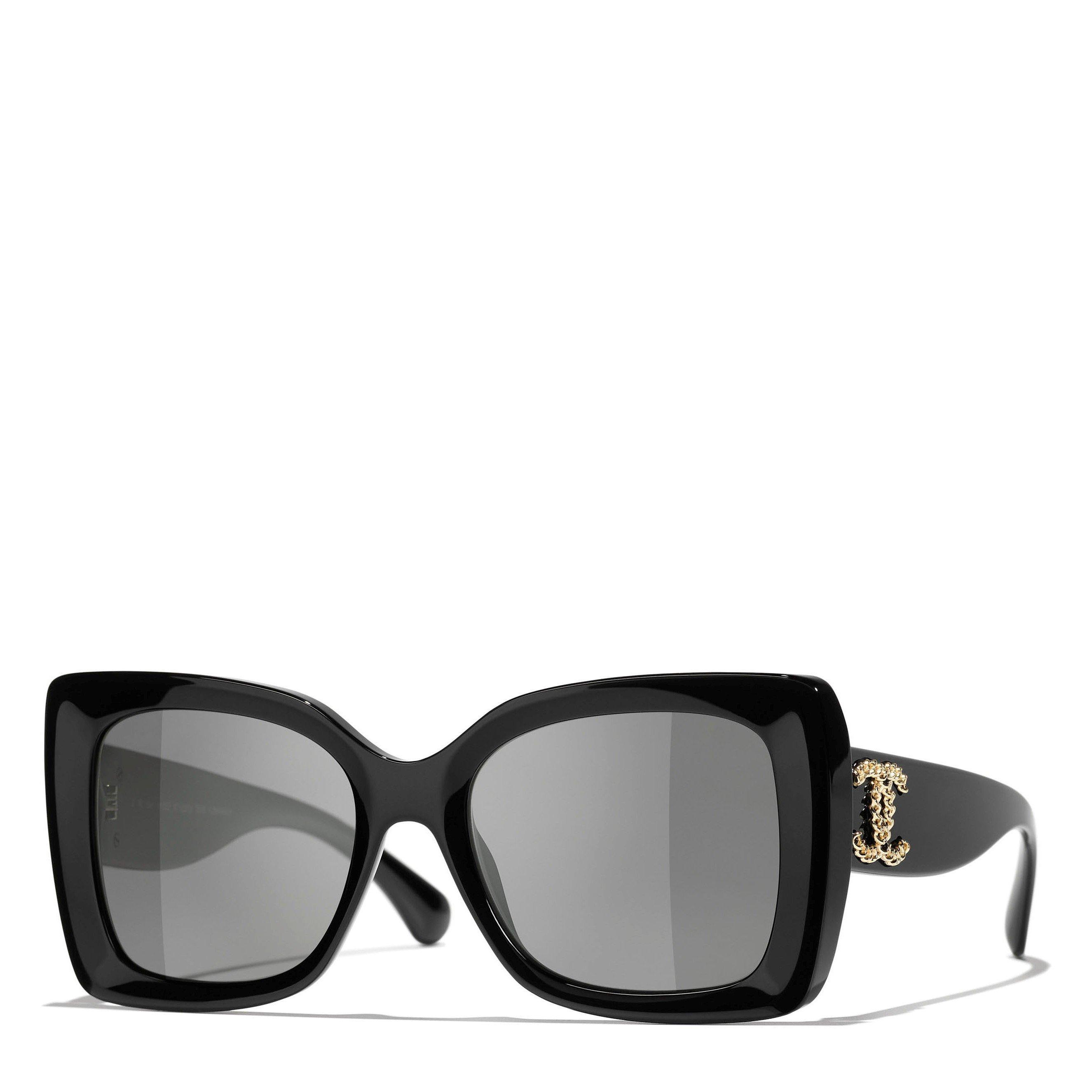 BLACK - CHANEL - CHANEL LOGO DETAIL BUTTERFLY S - 1