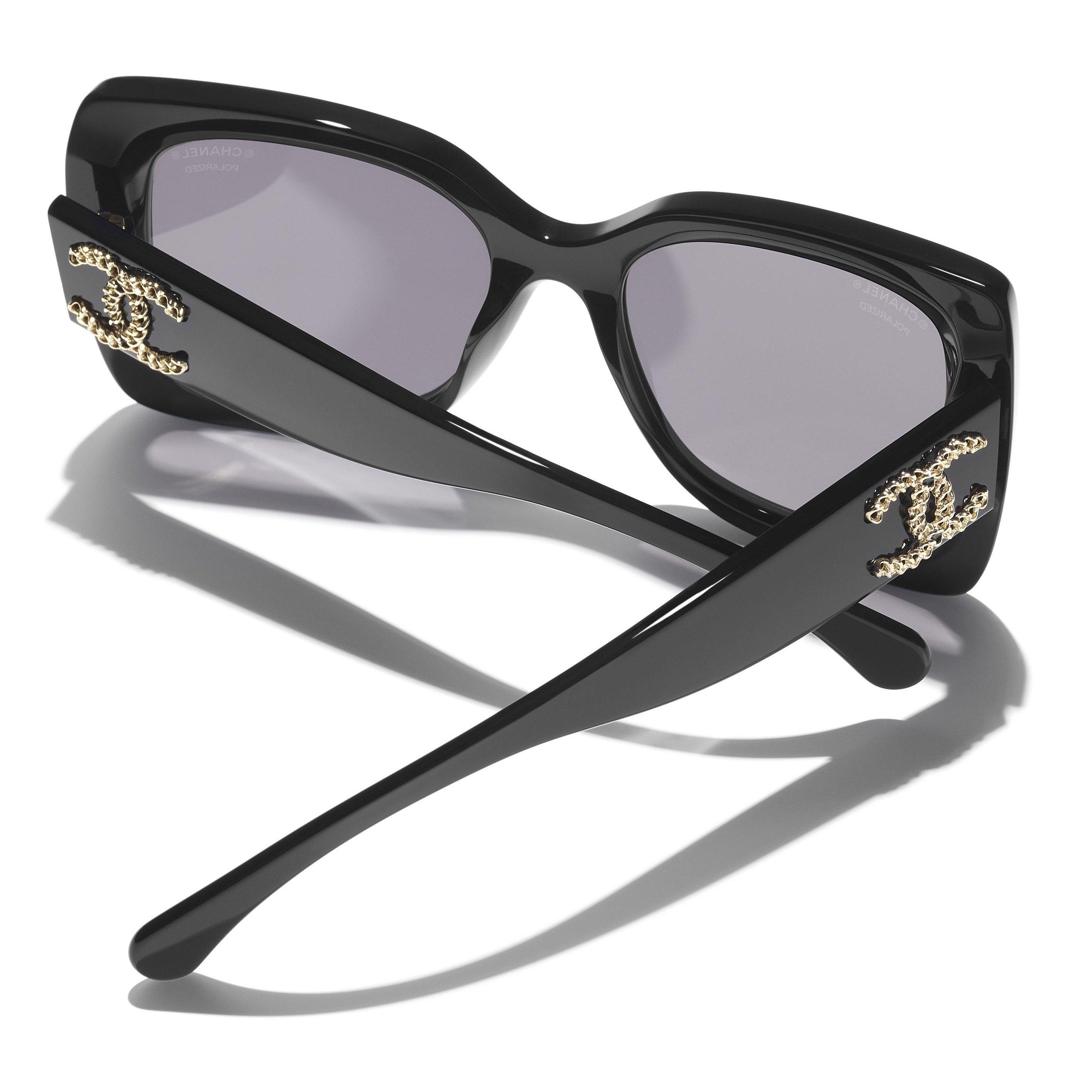 BLACK - CHANEL - CHANEL LOGO DETAIL BUTTERFLY S - 4
