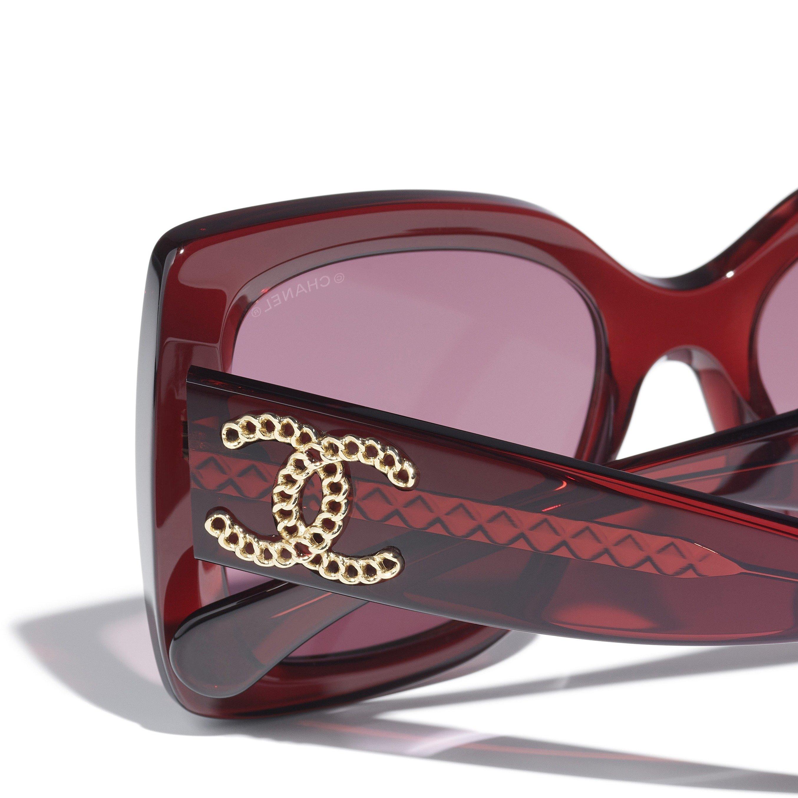 RED - CHANEL - CHANEL LOGO DETAIL BUTTERFLY S - 4