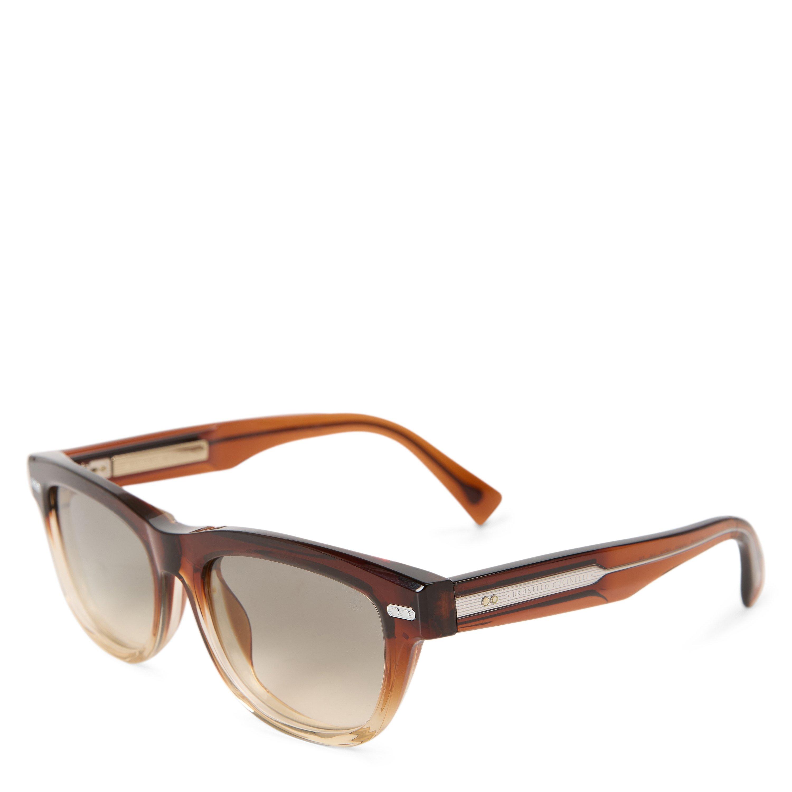 BROWN BROWN - Brunello Cucinelli - BC STANLEY J WAYFARER SG - 1