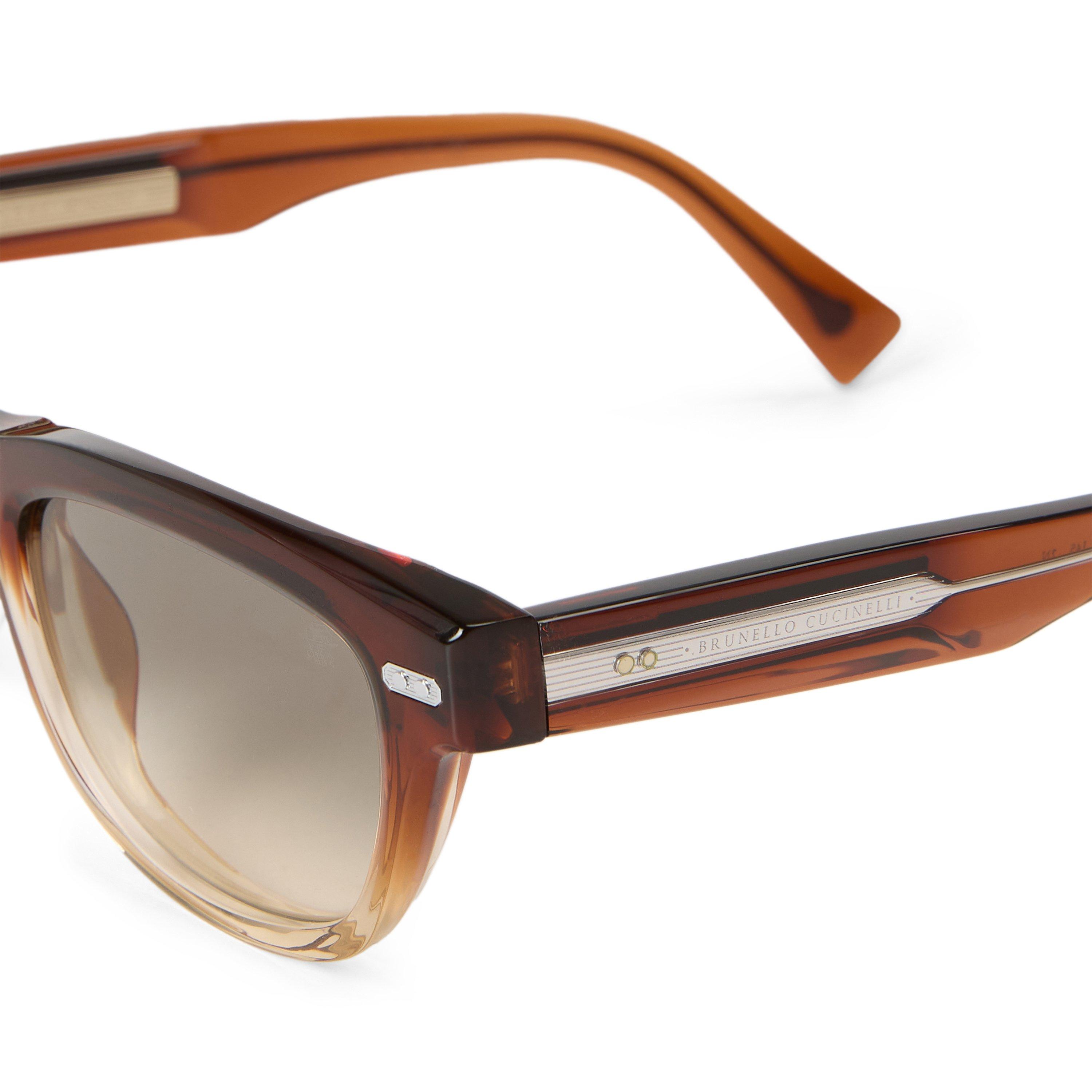 BROWN BROWN - Brunello Cucinelli - BC STANLEY J WAYFARER SG - 3