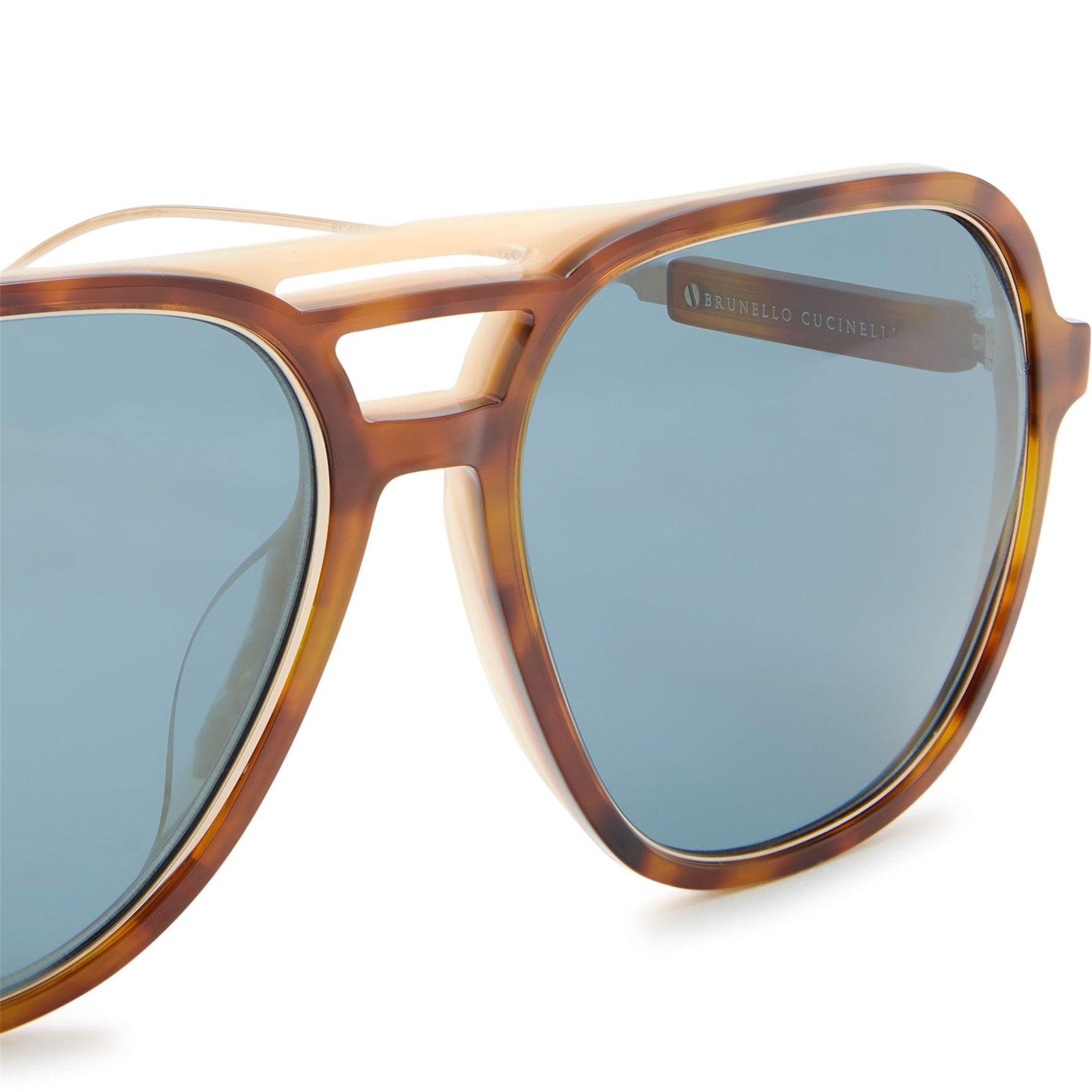 BROWN HAVANA - Brunello Cucinelli - BC AVIATOR SG - 3