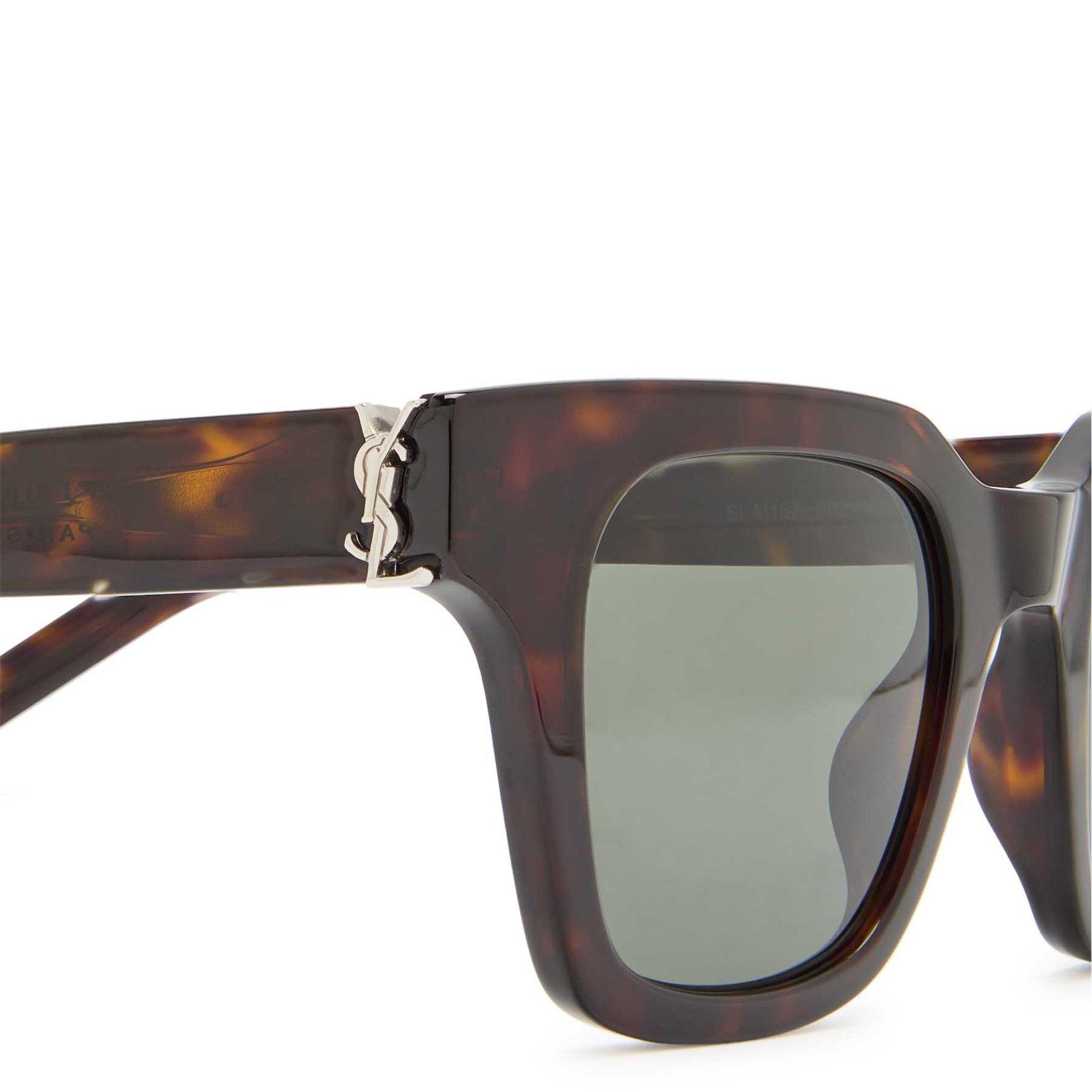 BROWN HAVANA - Saint Laurent - Acetate Wayfarer Sunglasses - 3