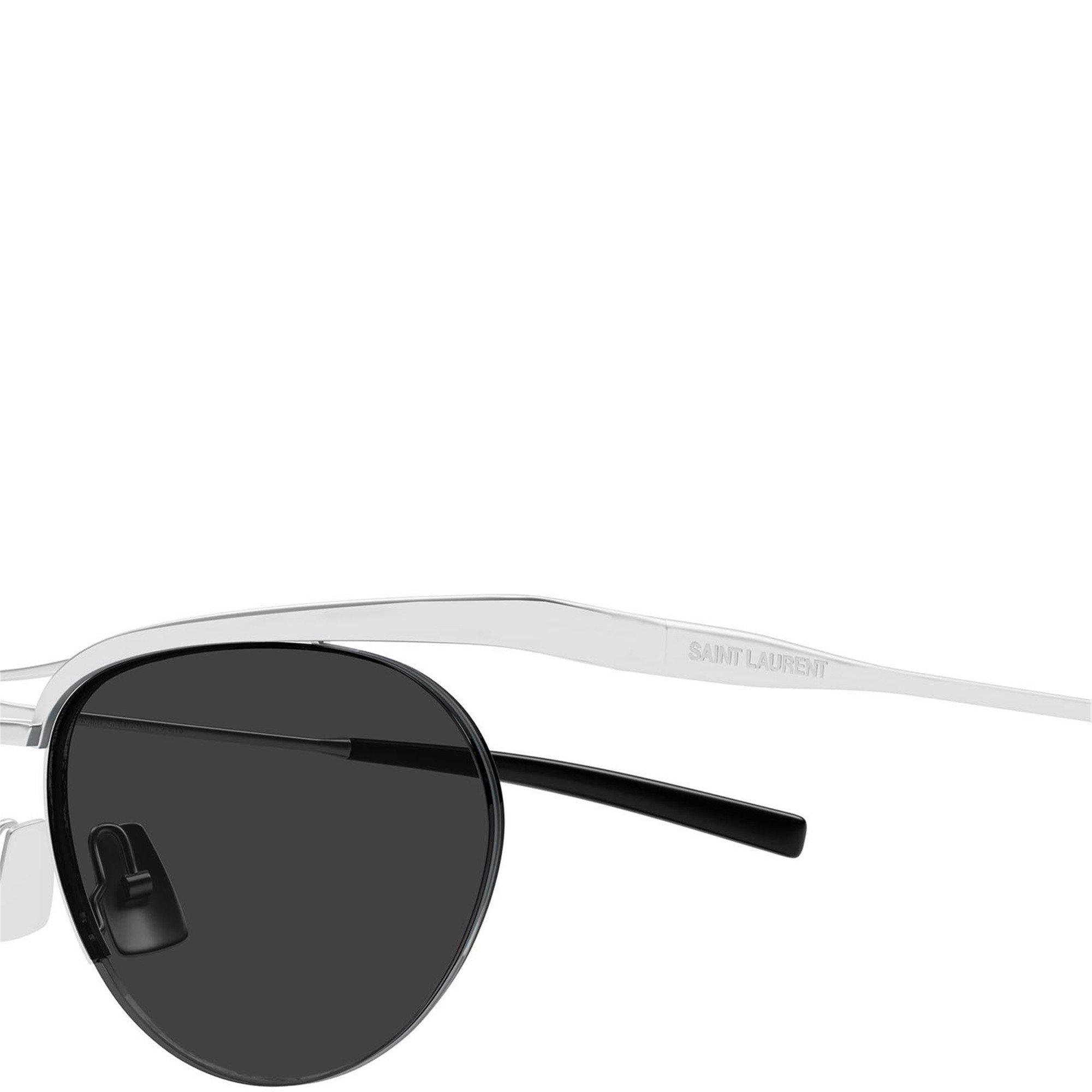 SILVER - Saint Laurent - SL U METAL RIMLESS SG - 3