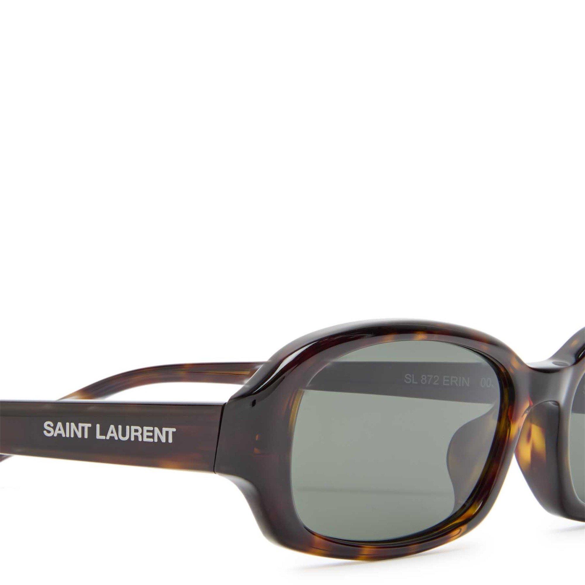 BROWN HAVANA - Saint Laurent - SL F ERIN NARROW ACETATE SG - 3