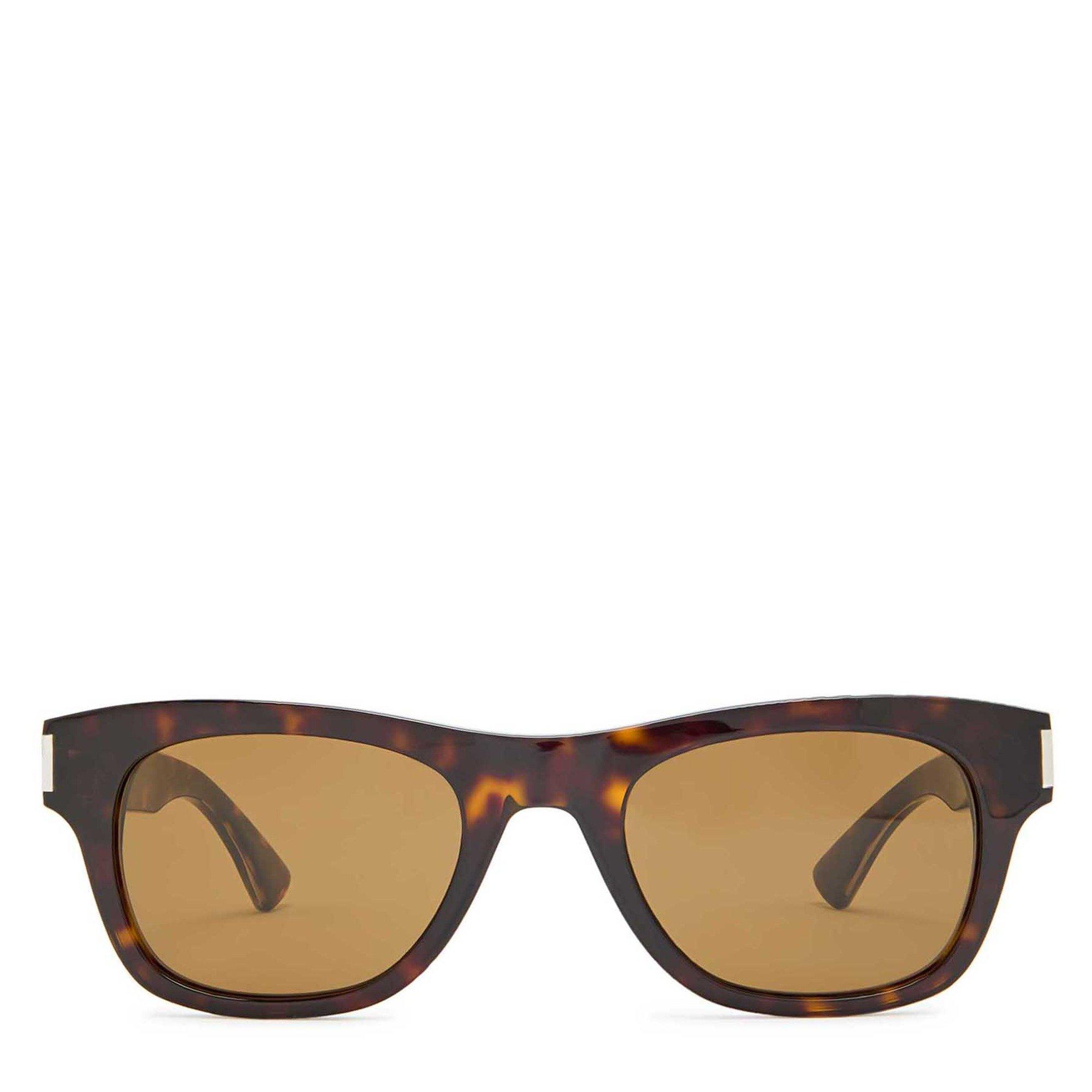 BROWN HAVANA - Saint Laurent - Men's Acetate Wayfarer Sunglasses - 2