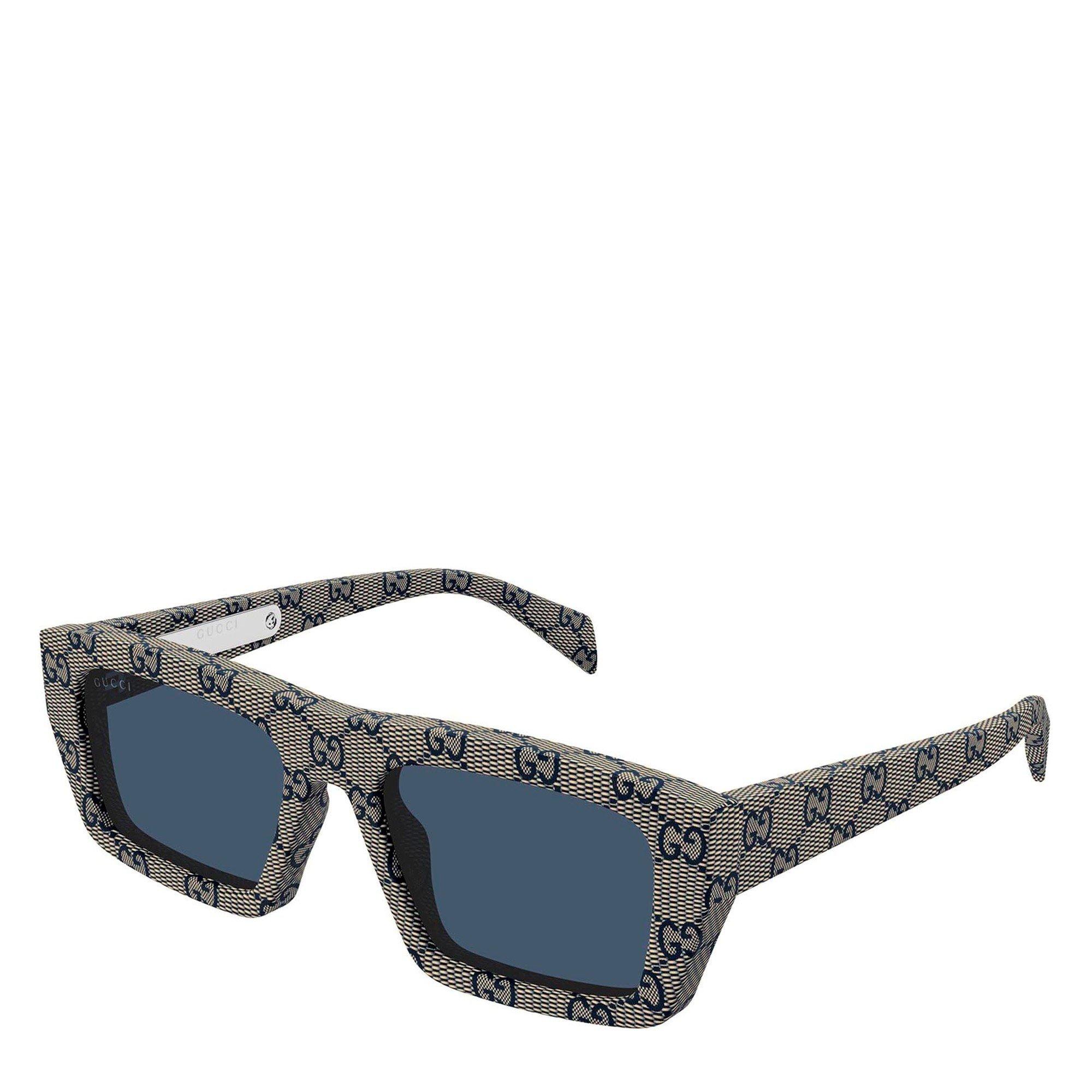 BLUE AND OTHER - Gucci - GUCCI LOGO DETAIL WAYFARER SG
