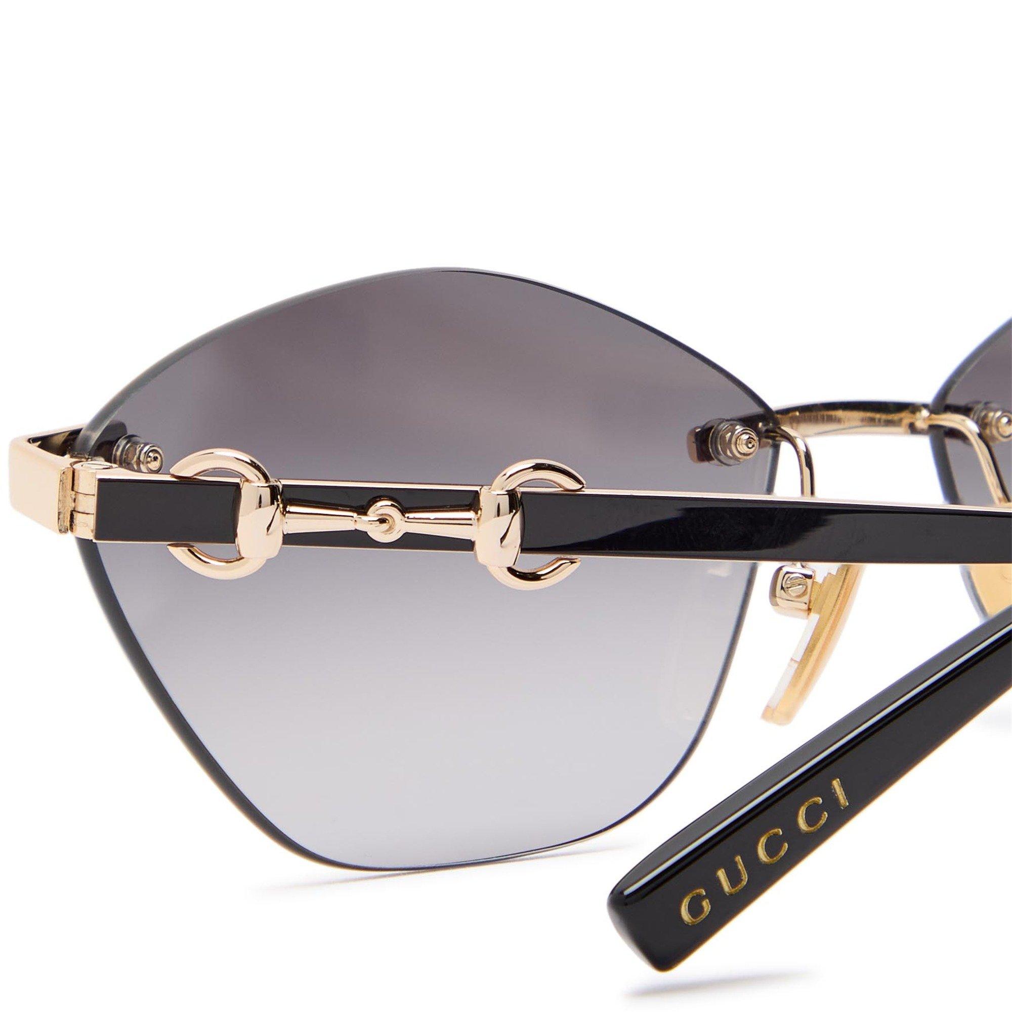 BLACK AND OTHER - Gucci - GUCCI U RIMLESS METAL SG - 3