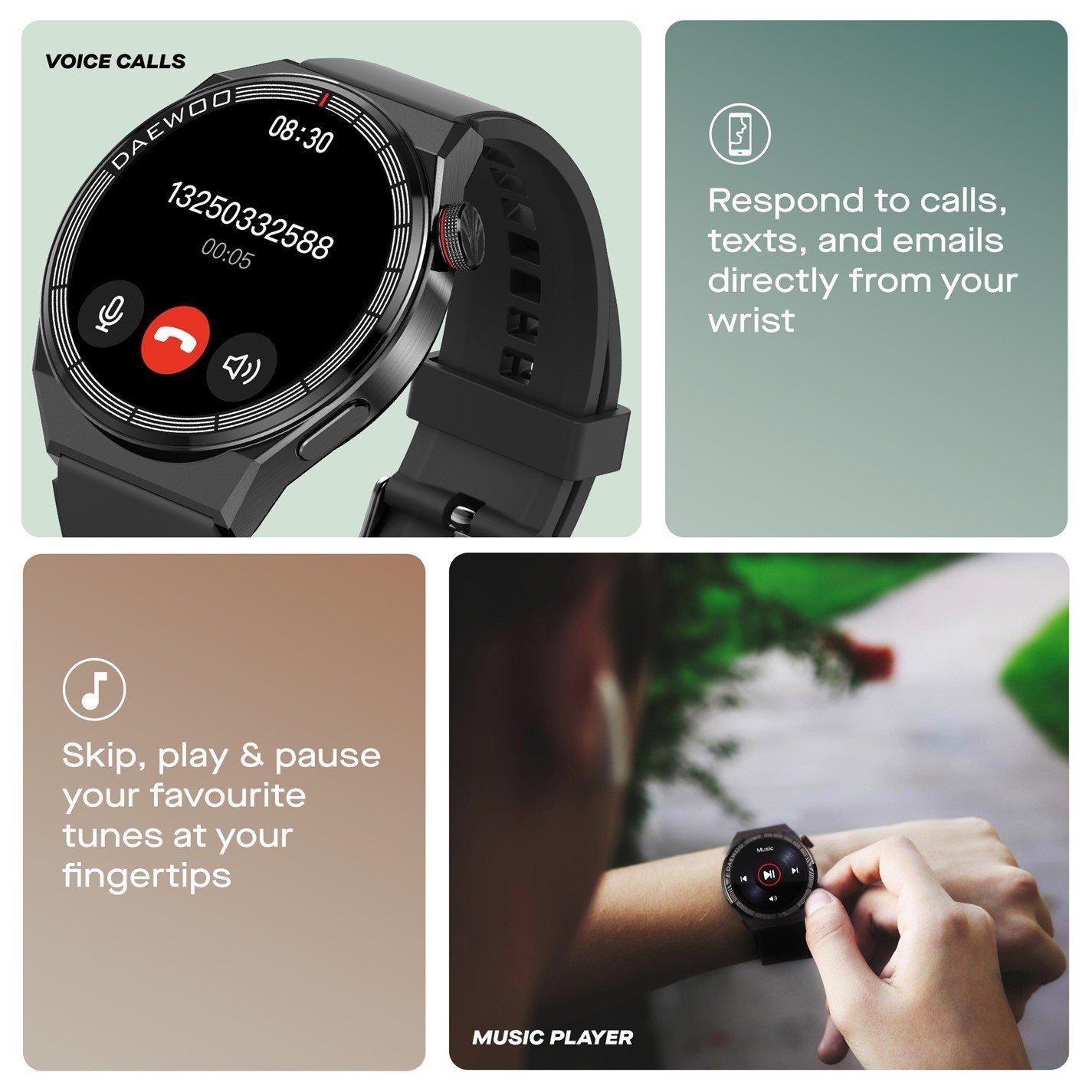 Black - Daewoo Electricals - Smart Watch - 2