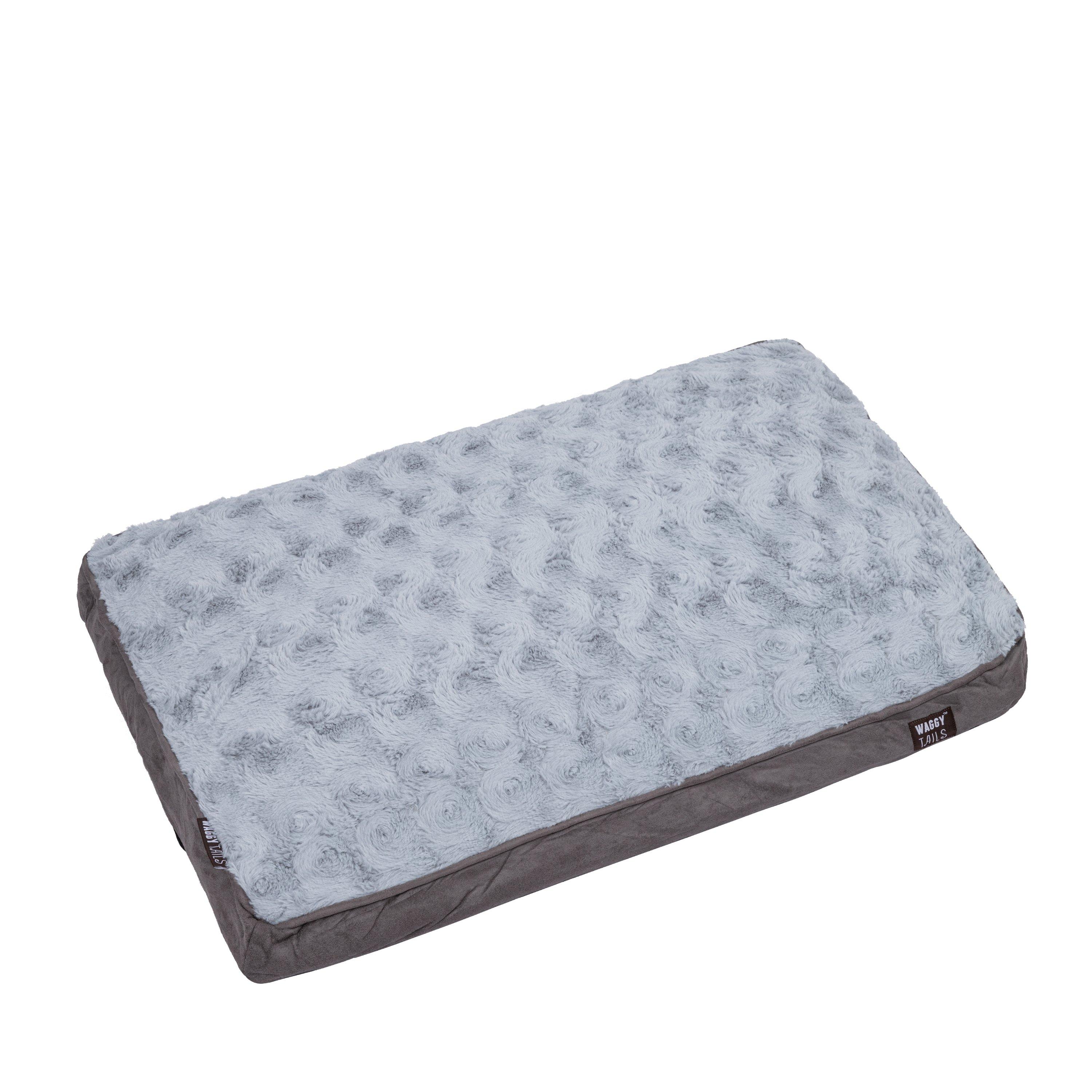 Waggy Tails | Waggy Deluxe Sherpa Pet Bed | Kæledyrs senge | Sports World