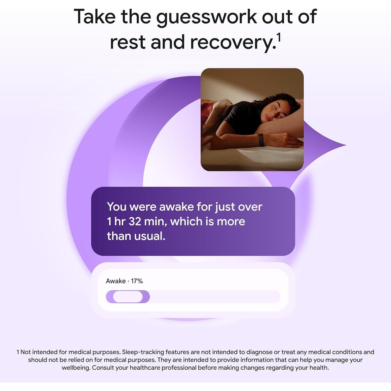 Lavender - Fitbit - Google Fitbit Air - Lavender - 8