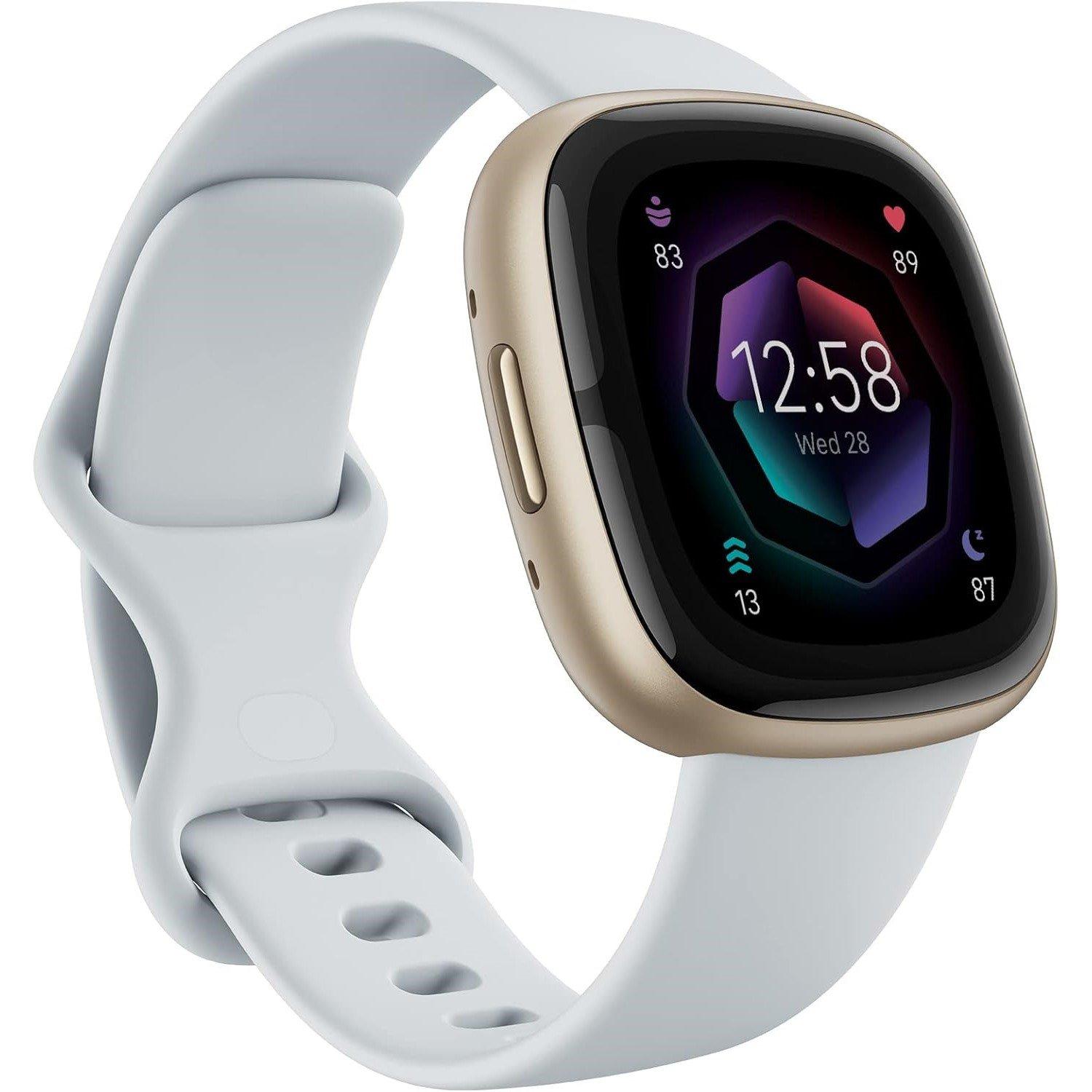 Fitbit Sense 2 - Blue Mist and Soft Gold