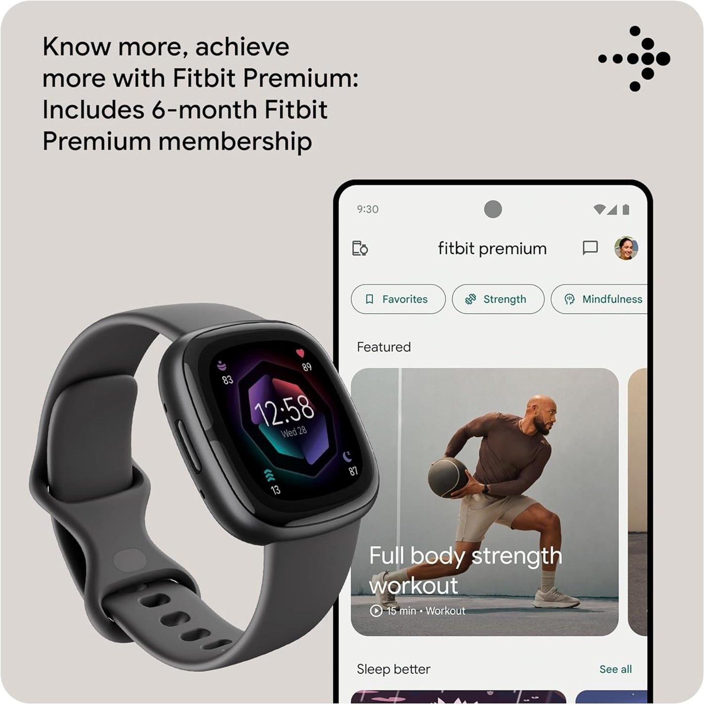 Grey - Fitbit - 2 Health and Fitness Smartwatch with built-in GPS advanced health features up to 6 days batt - 9