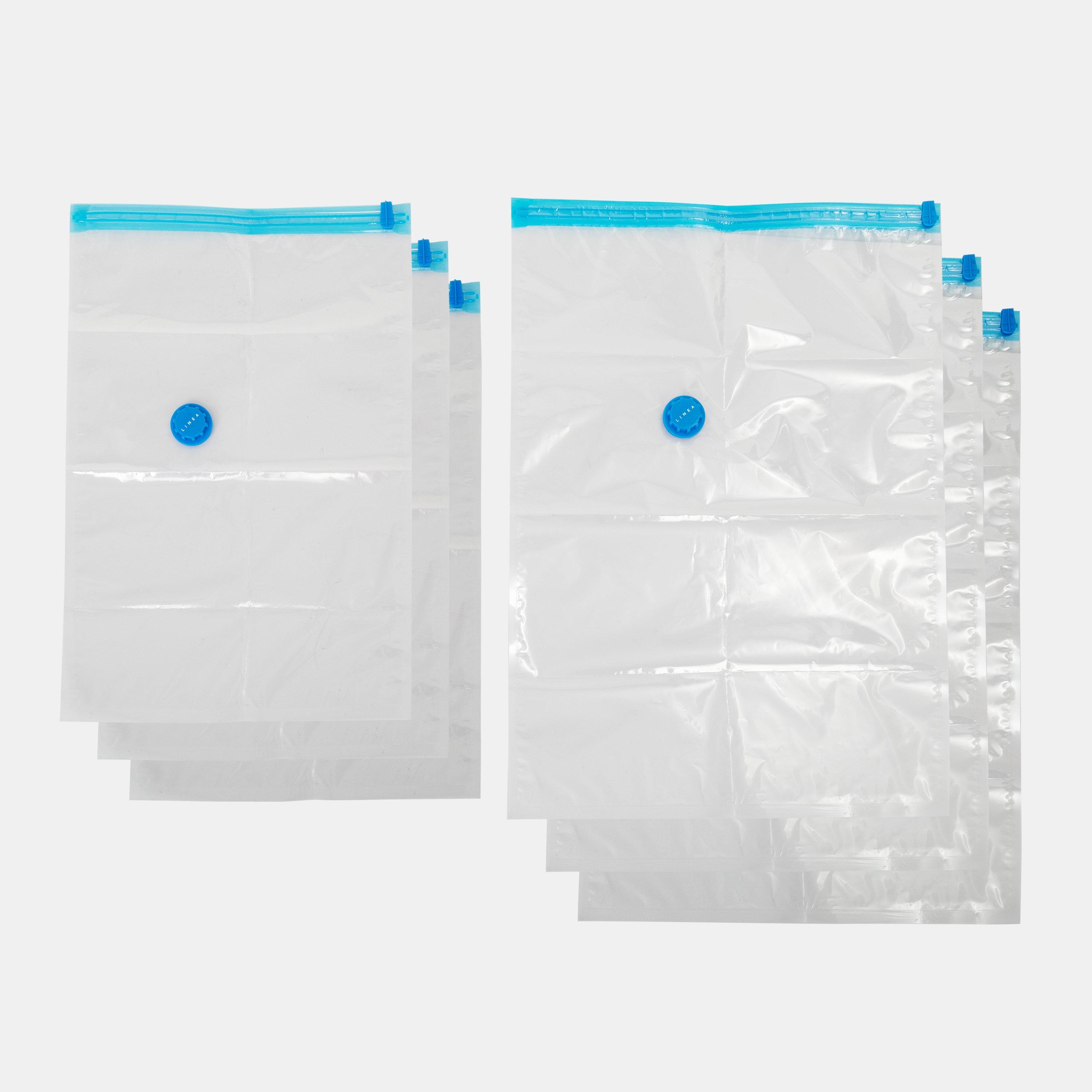 Clear - Linea - Airtight Waterproof Plastic Vacuum Storage Bags - 1