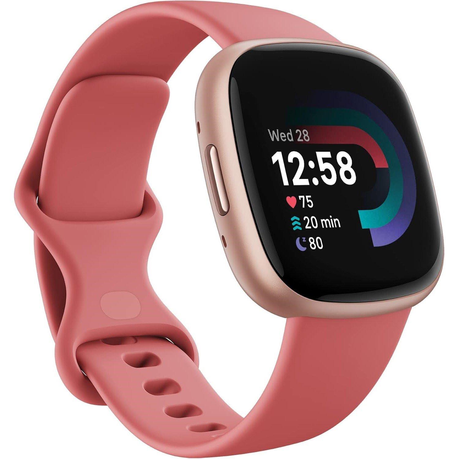 Fitbit  Versa 4 Fitness Smartwatch - /Copper Rose Pink