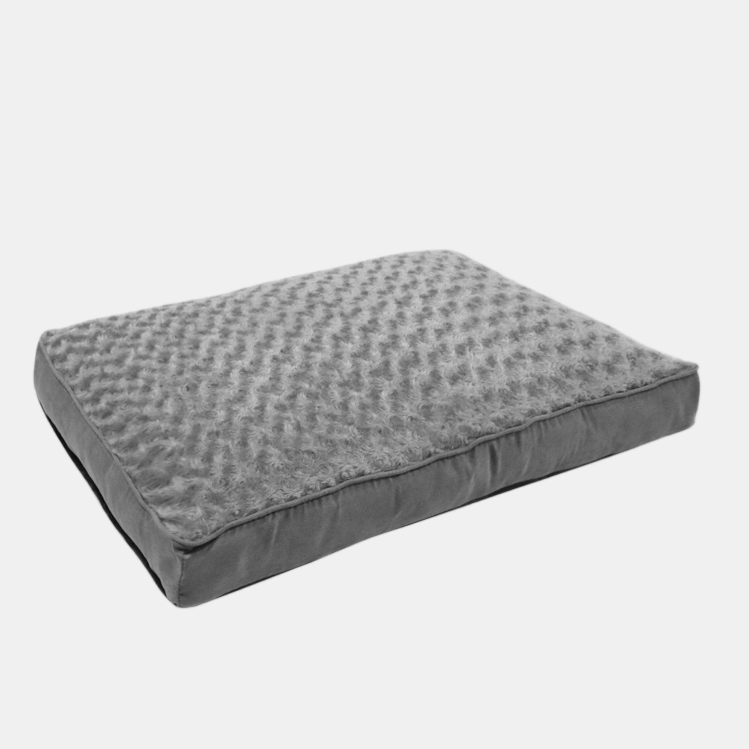 Grey - Waggy Tails - XL Sherpa Pet Bed - 1