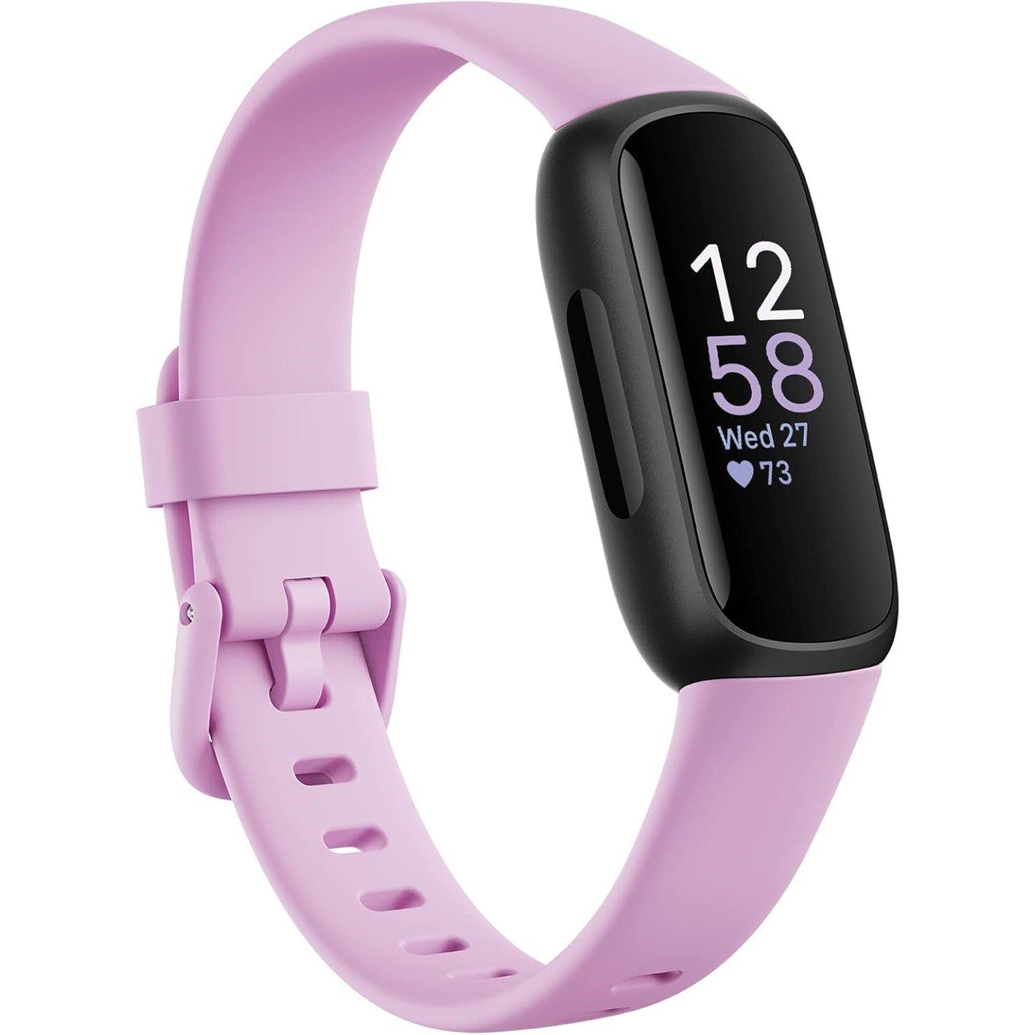 Negro - Fitbit - Inspire 3 Black/ Lilac Bliss - 1