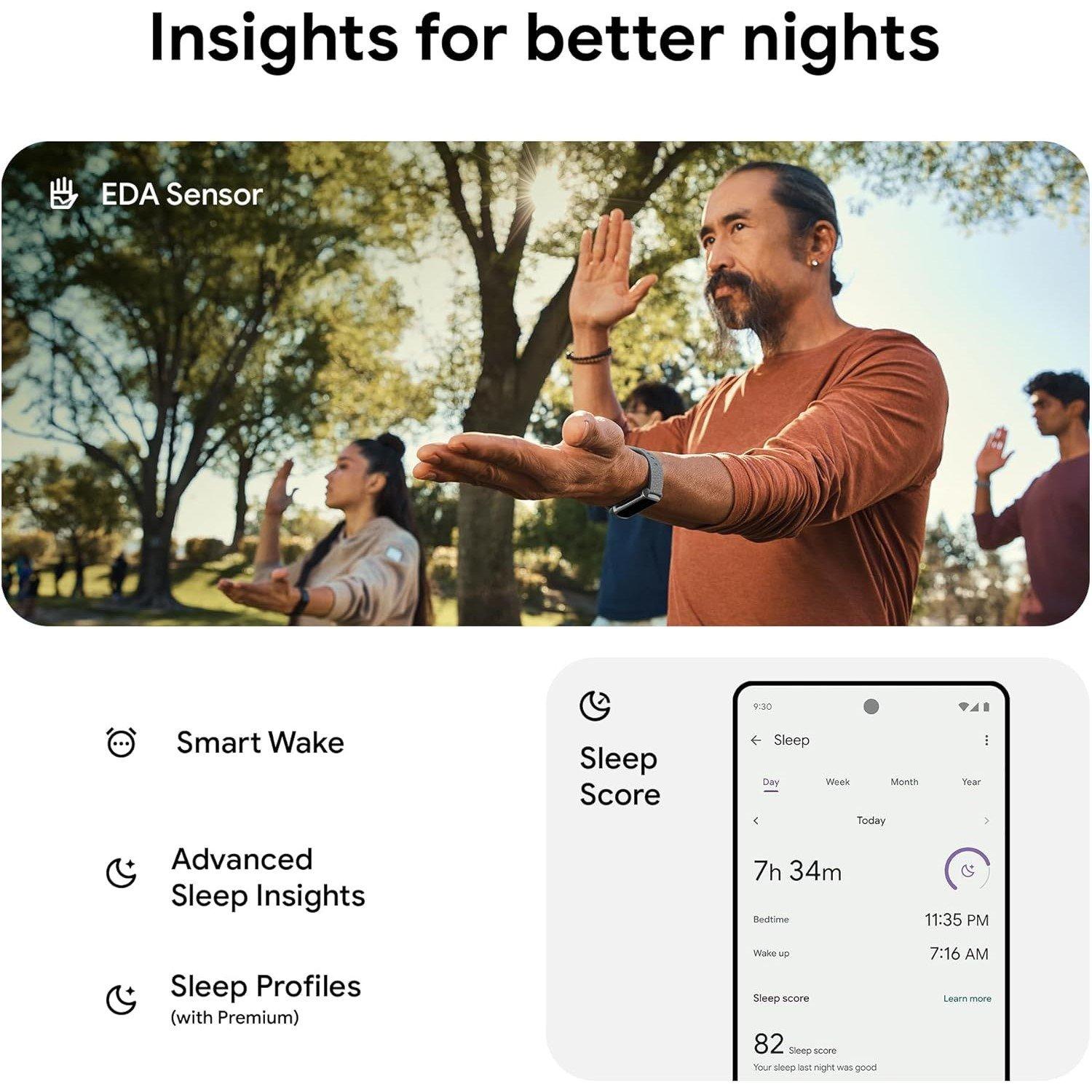 Gold - Fitbit - 6 Fitness Tracker with Heart Rate GPS Premium Membership and Health Tools - 7