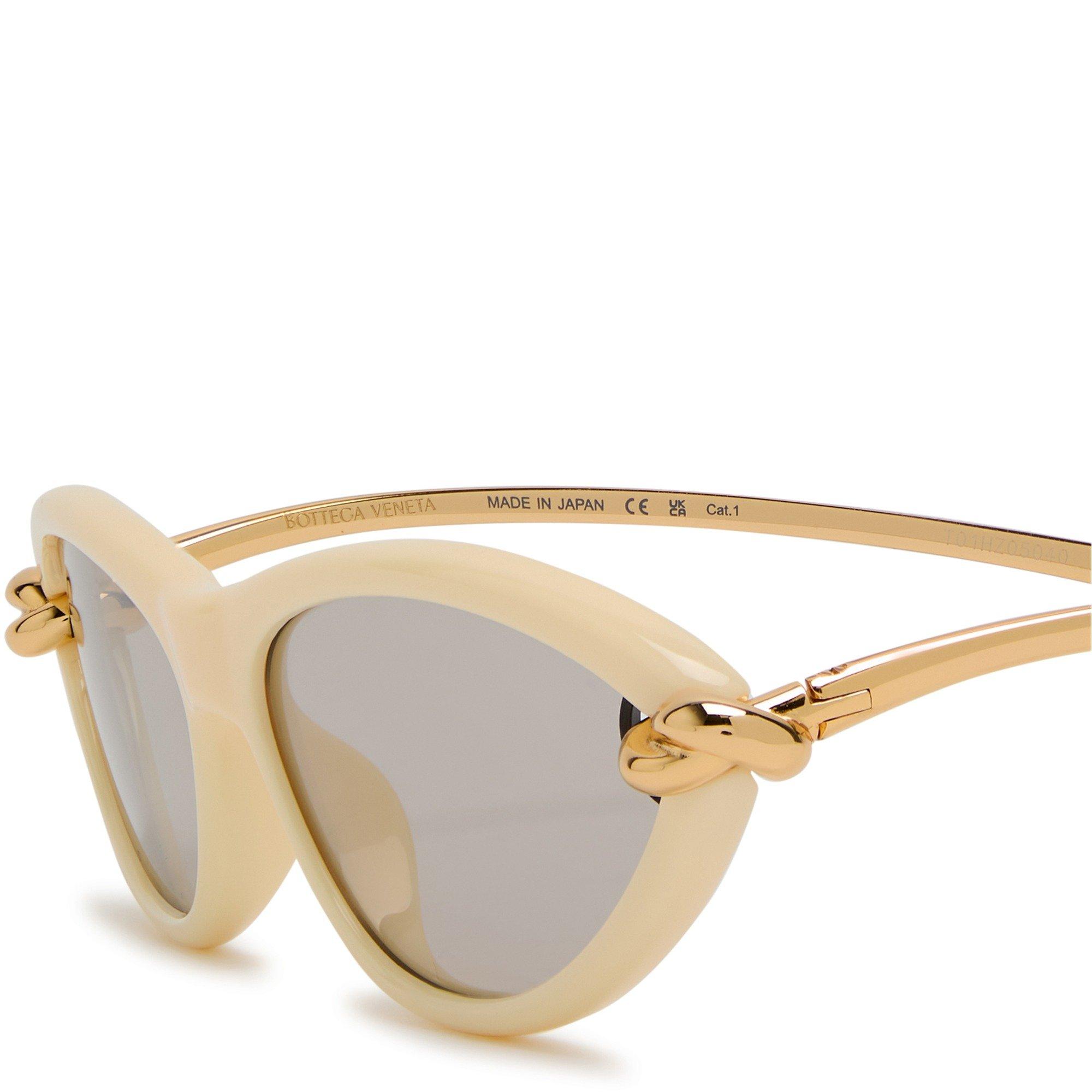 GOLD - Bottega Veneta - BV F CATEYE KNOT DETAIL METAL - 3