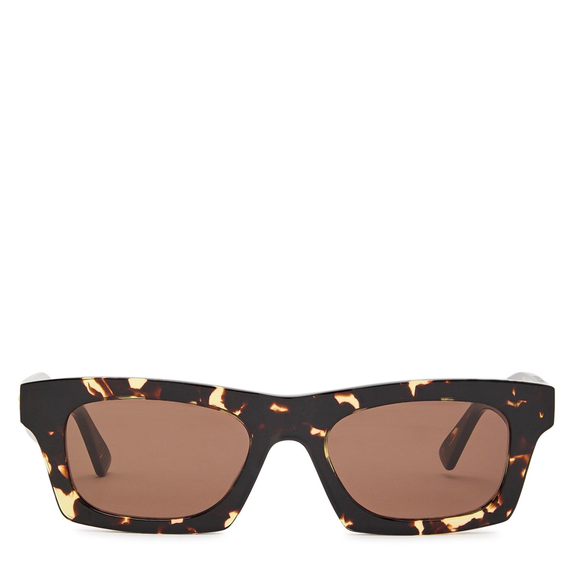 BROWN HAVANA - Bottega Veneta - BV F RECT ACETATE SG - 2