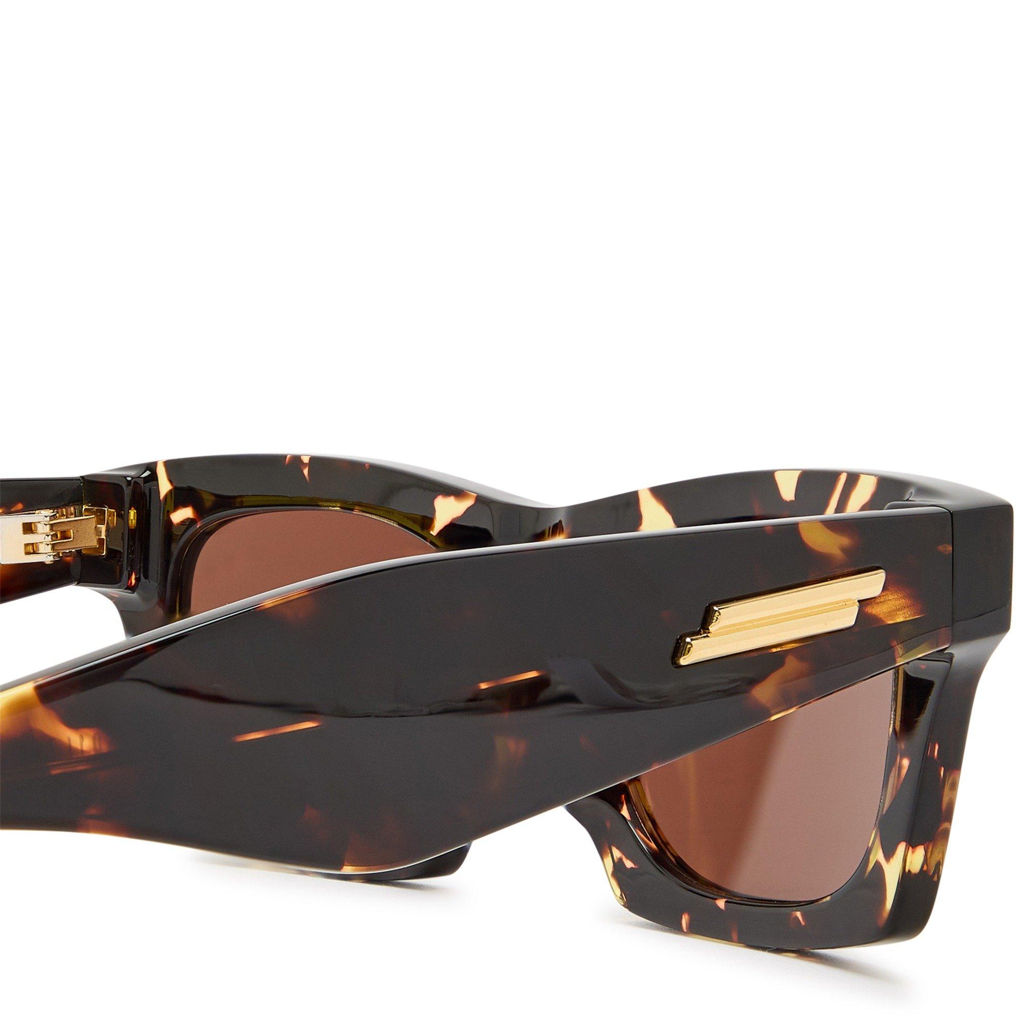 BROWN HAVANA - Bottega Veneta - BV F RECT ACETATE SG - 3