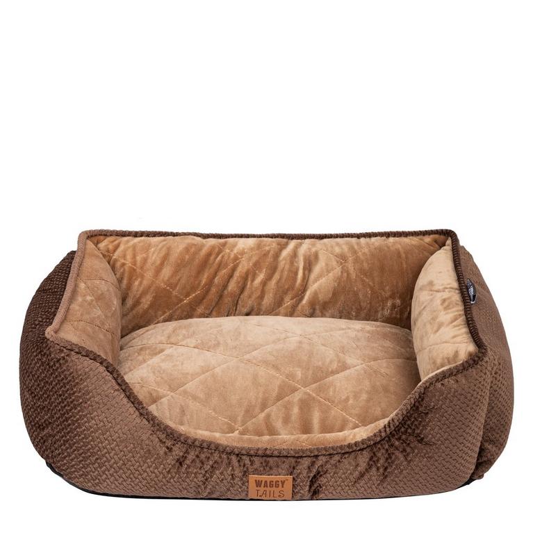 - - Waggy Tails - Waggy Cord Box Pet Bed - 1