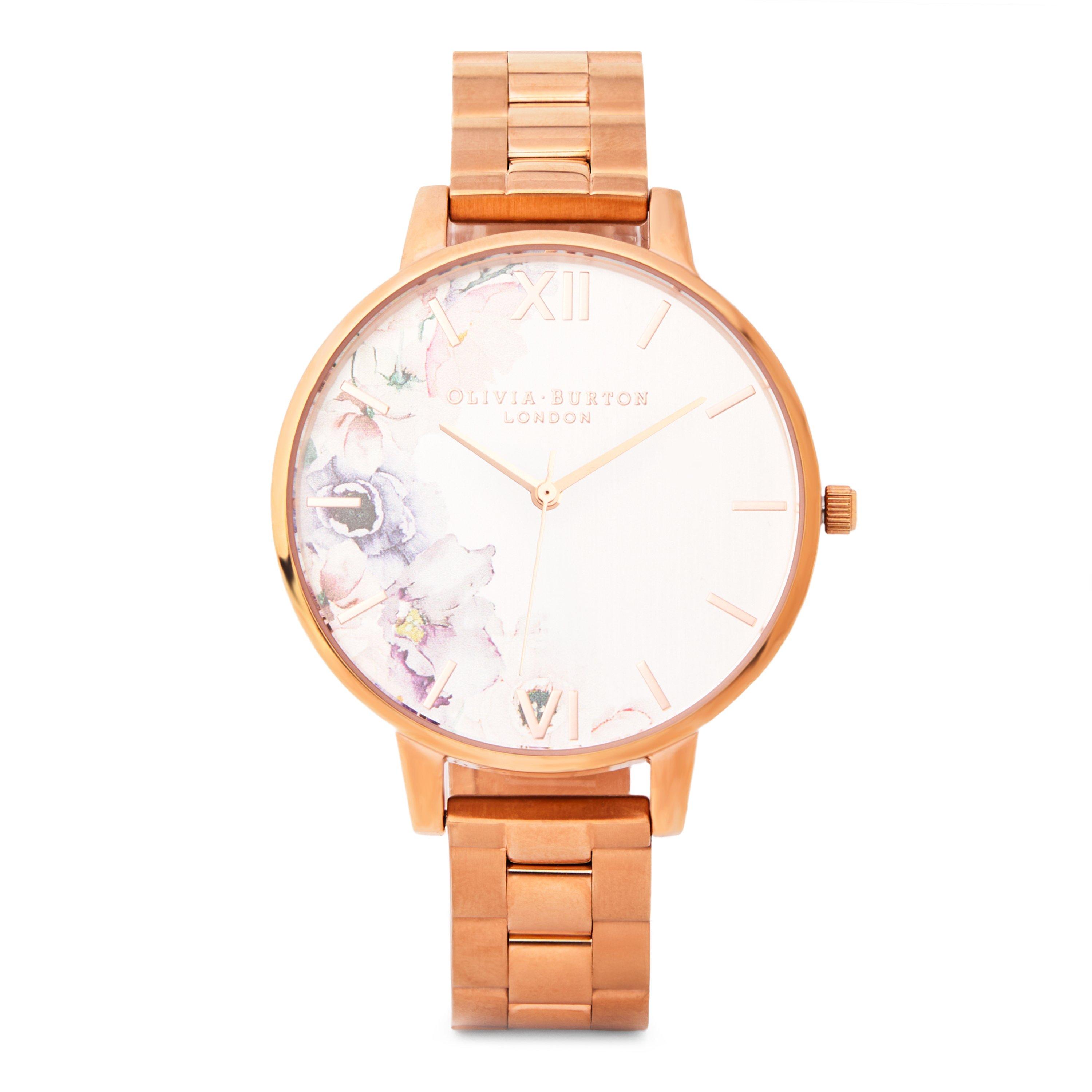 ROSE - Olivia Burton - Watercolour florals brace