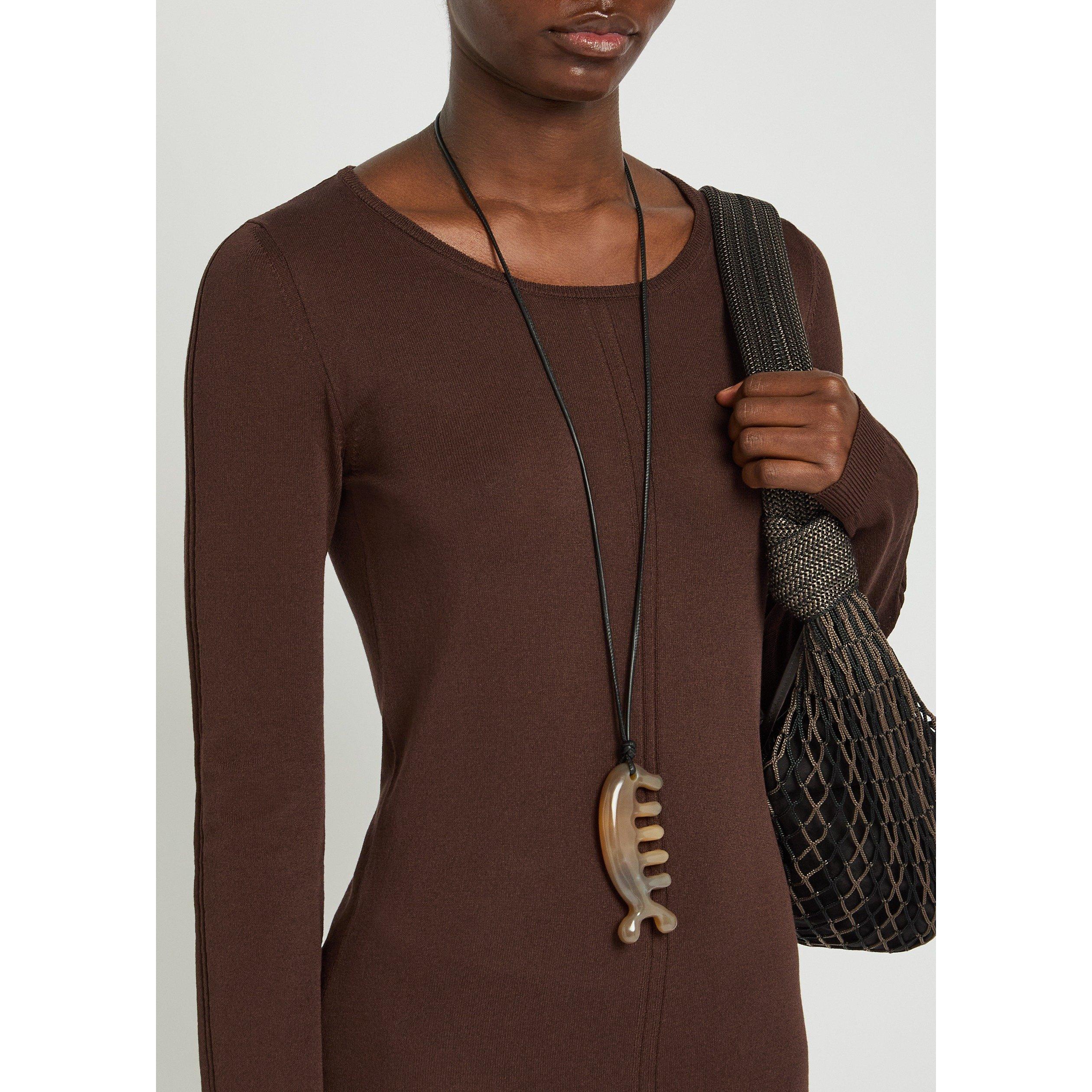 GREY - Lemaire - BELUGA GUA SHA NECKLACE - 3