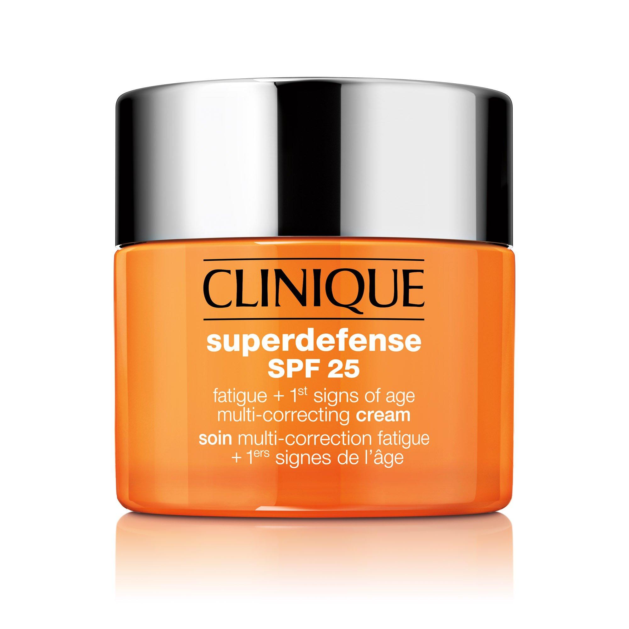 None - Clinique - Superdefense™ SPF 25 Fatigue + 1st Signs Of Age Multi-Correcting Cream for Drier Skin - 1