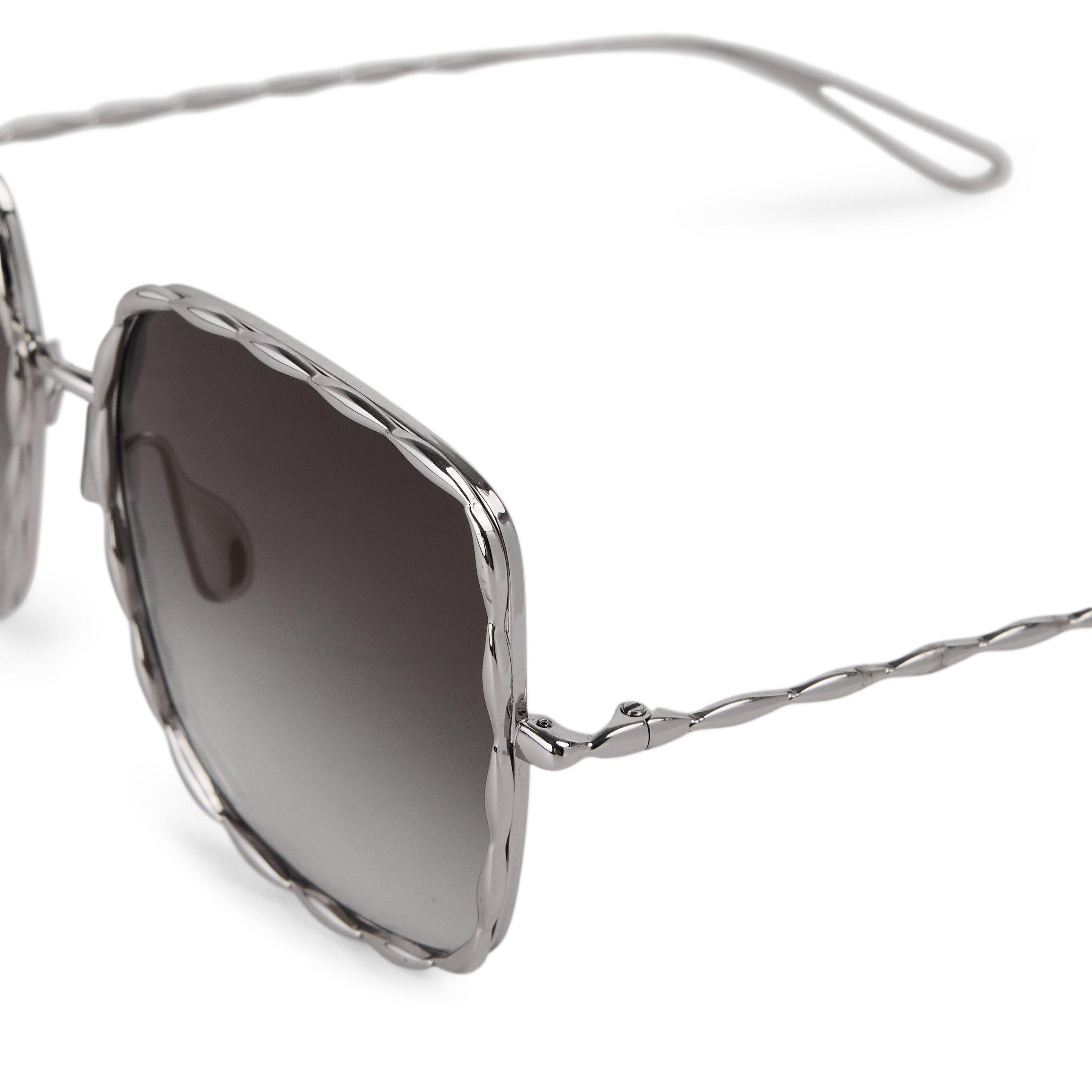 GREY - Elie Saab - Women's ES 003/S Square Sunglasses - 3
