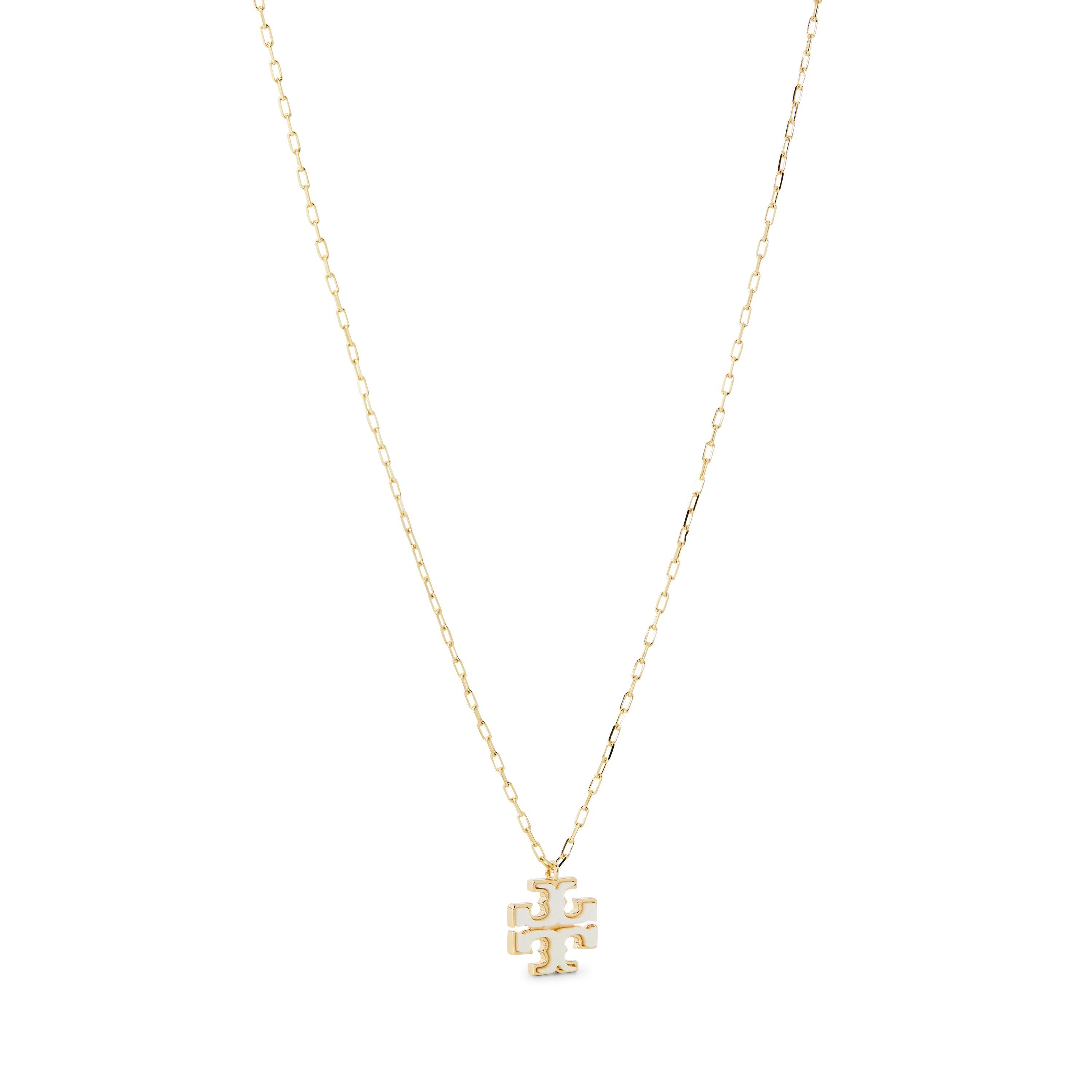 GOLD - Tory Burch - Icon Pendant Necklace - 1