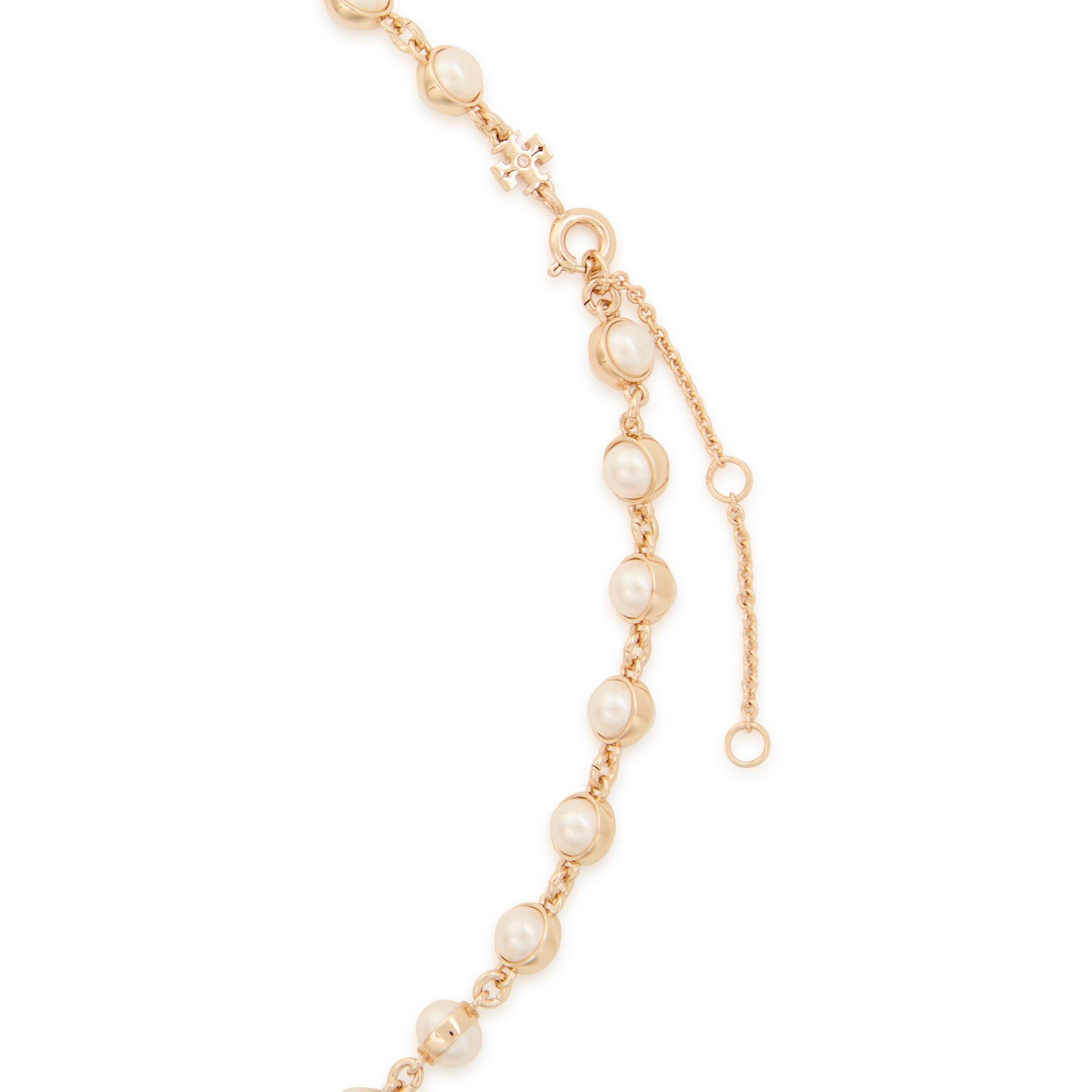 GOLD - Tory Burch - Moondance Pearl Necklace - 4