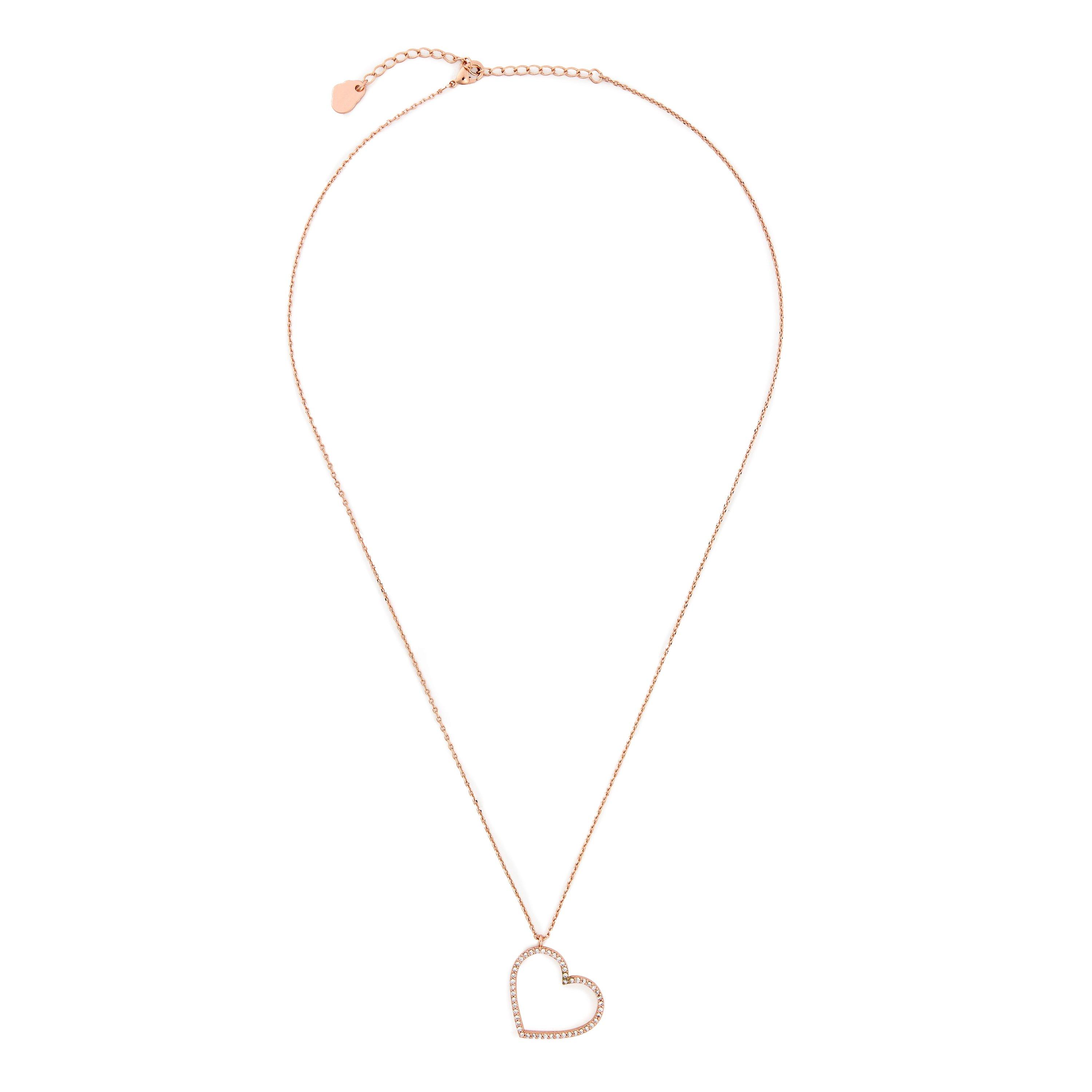 ROSE - Estella Bartlett - Large cz heart outline nk - 2